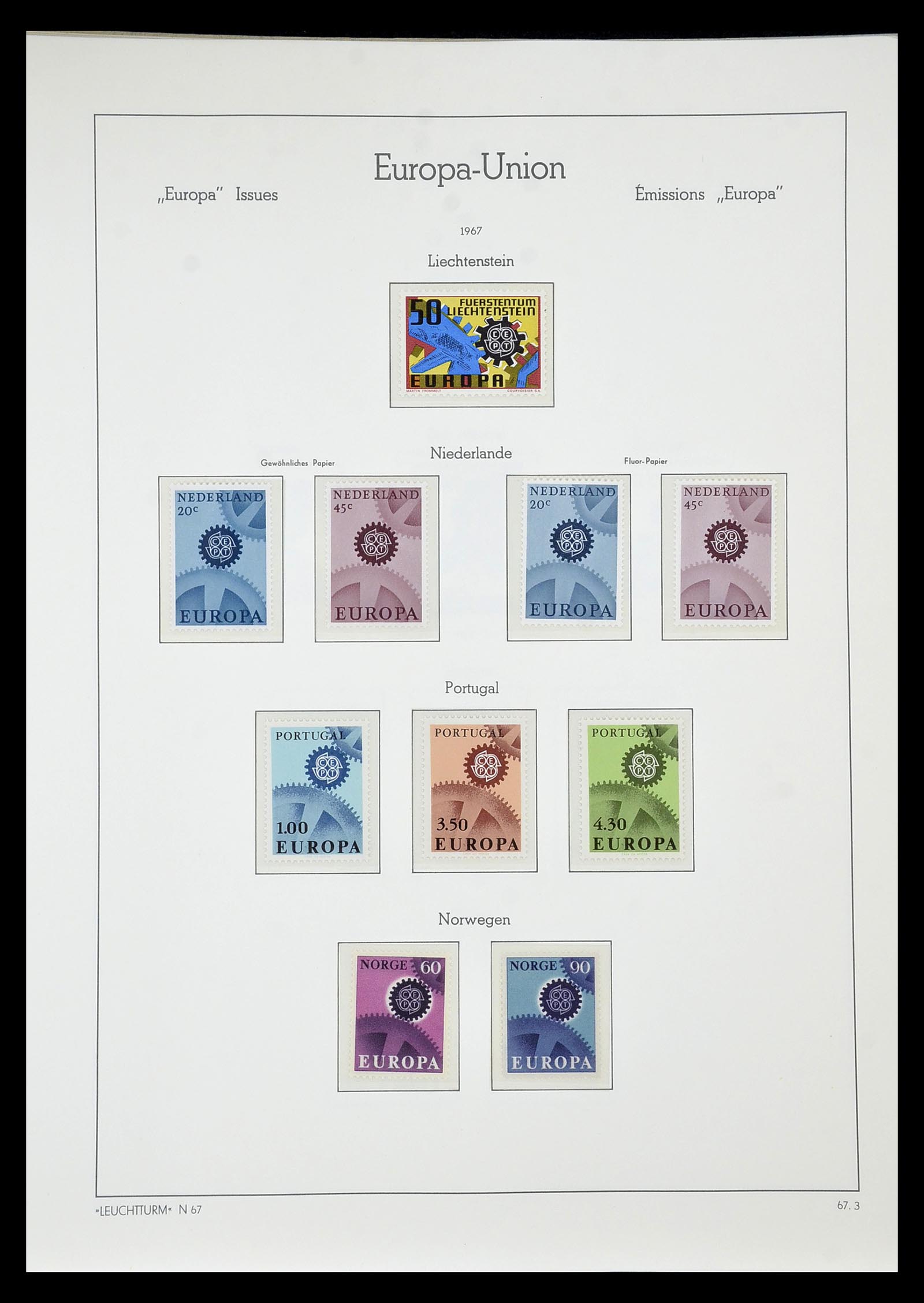 34577 098 - Stamp Collection 34577 Europa CEPT 1956-1992.