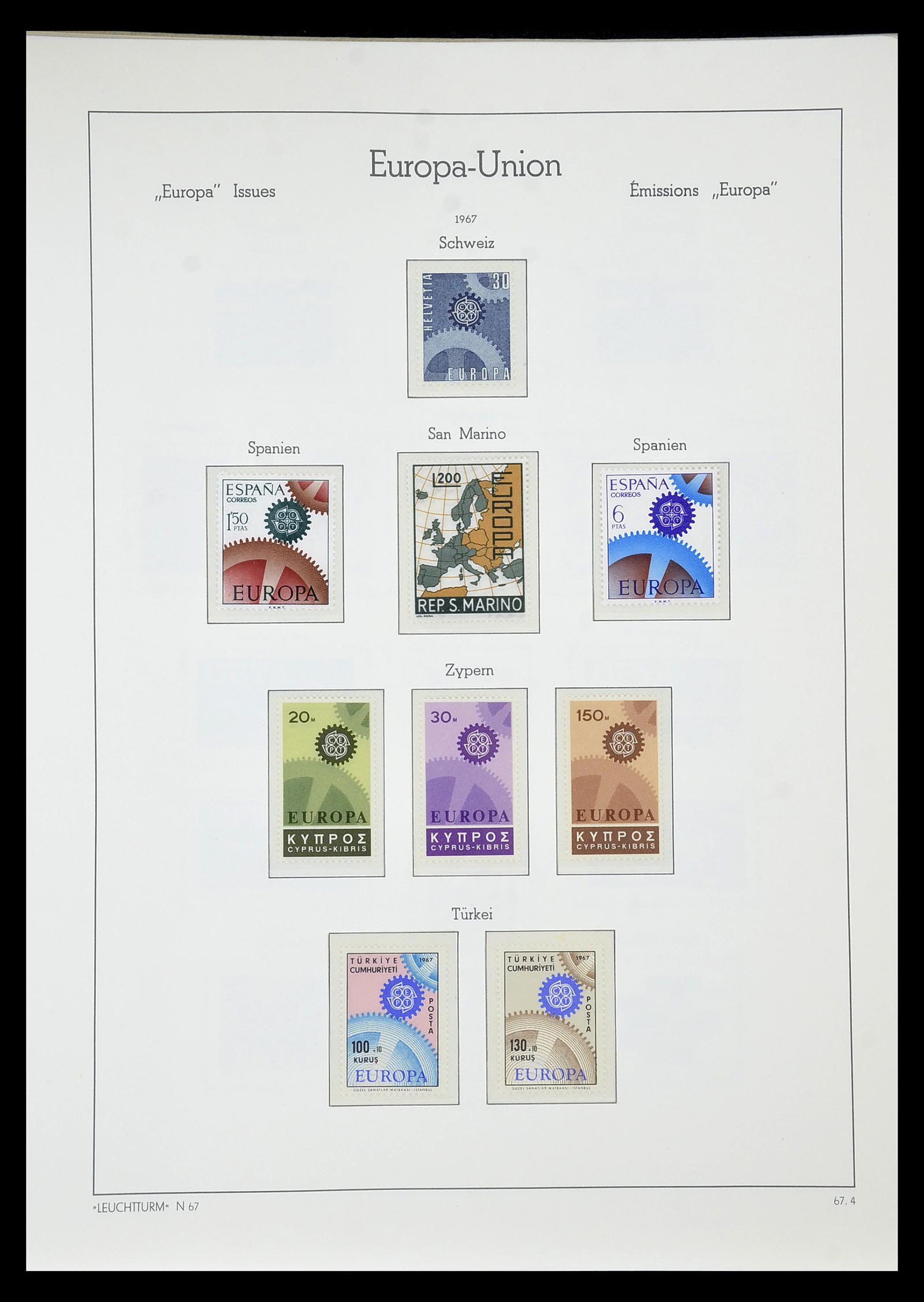 34577 099 - Postzegelverzameling 34577 Europa CEPT 1956-1992.