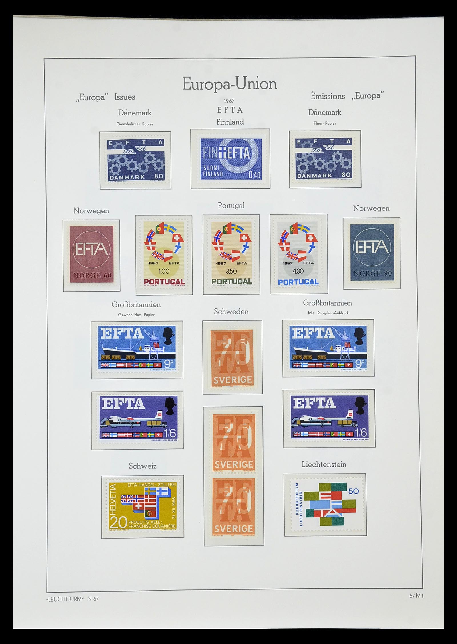 34577 100 - Stamp Collection 34577 Europa CEPT 1956-1992.