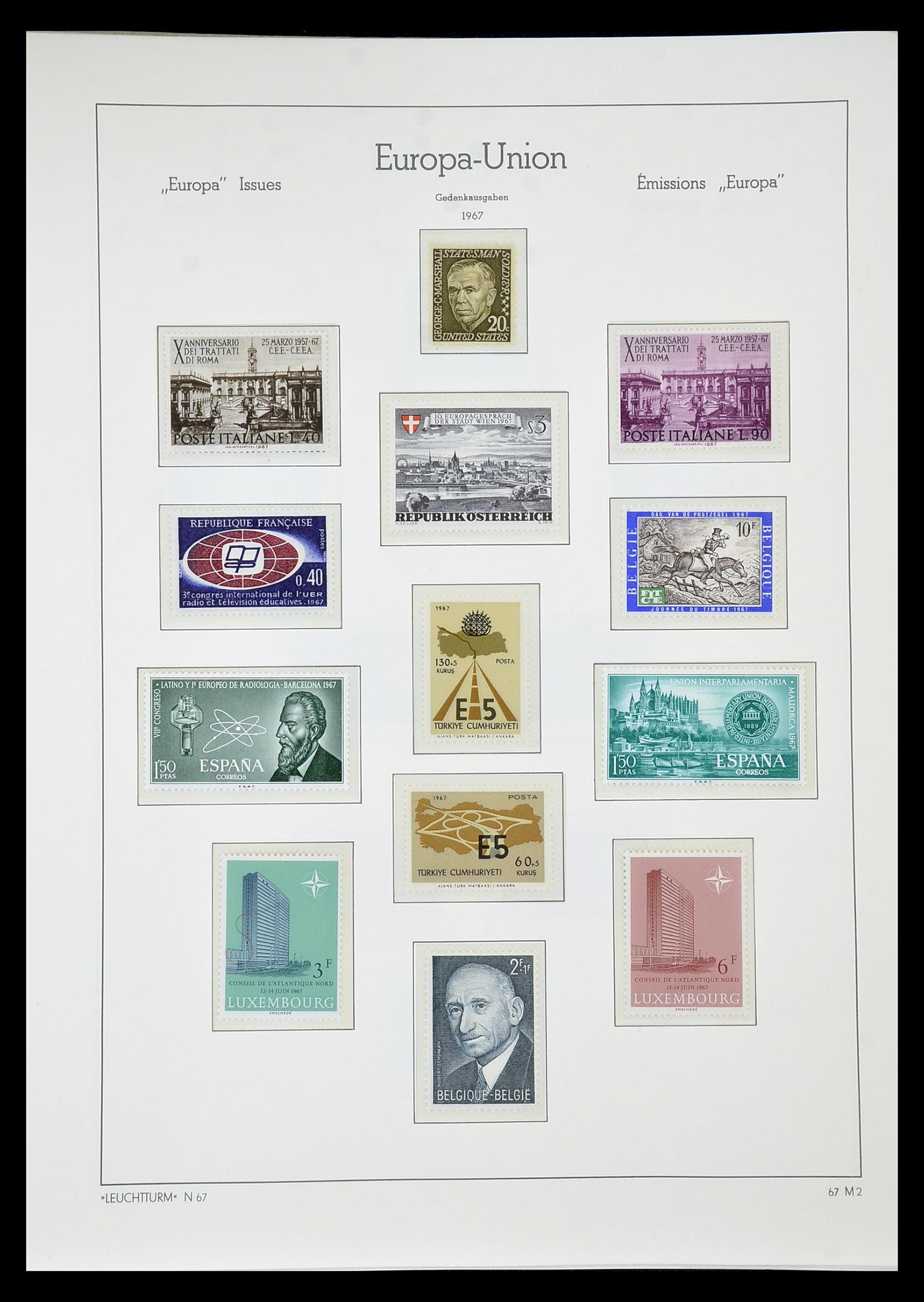 34577 101 - Postzegelverzameling 34577 Europa CEPT 1956-1992.