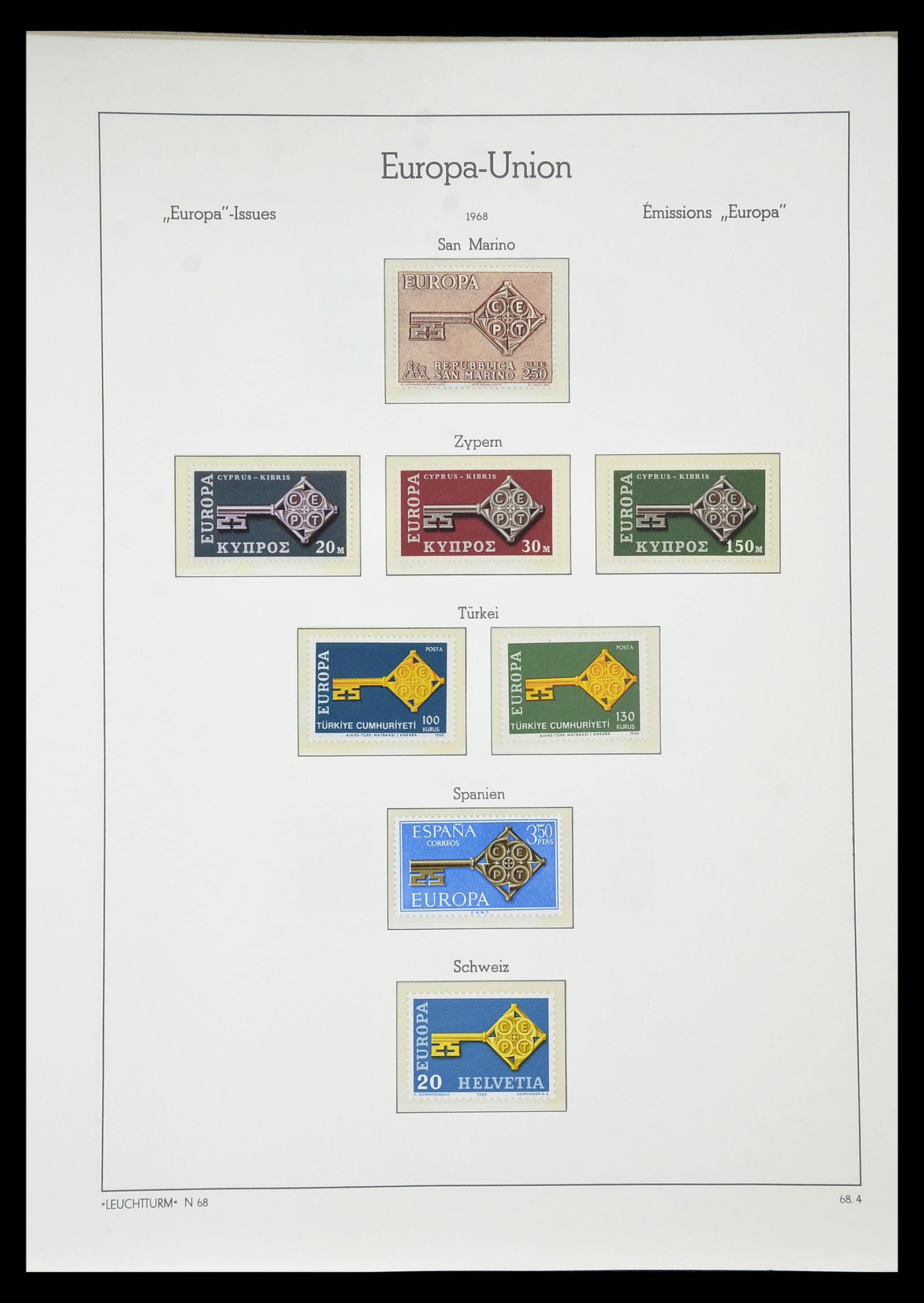 34577 105 - Postzegelverzameling 34577 Europa CEPT 1956-1992.