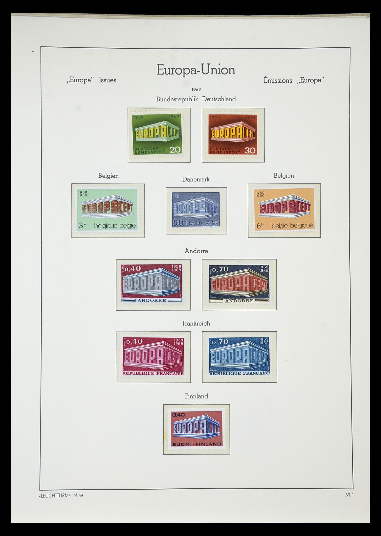 34577 106 - Postzegelverzameling 34577 Europa CEPT 1956-1992.