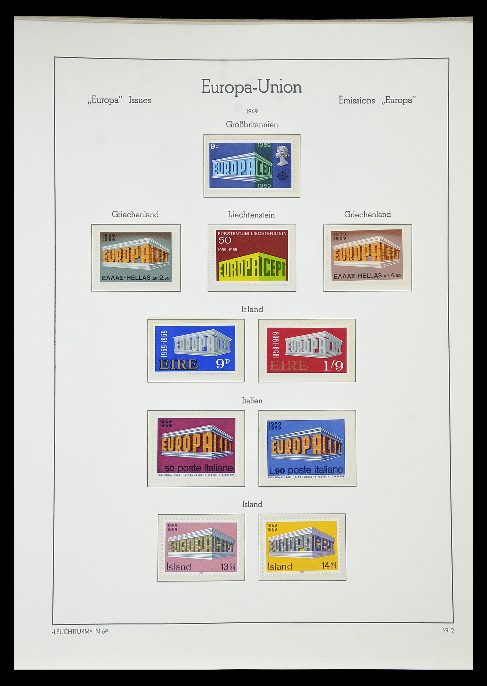 34577 107 - Postzegelverzameling 34577 Europa CEPT 1956-1992.