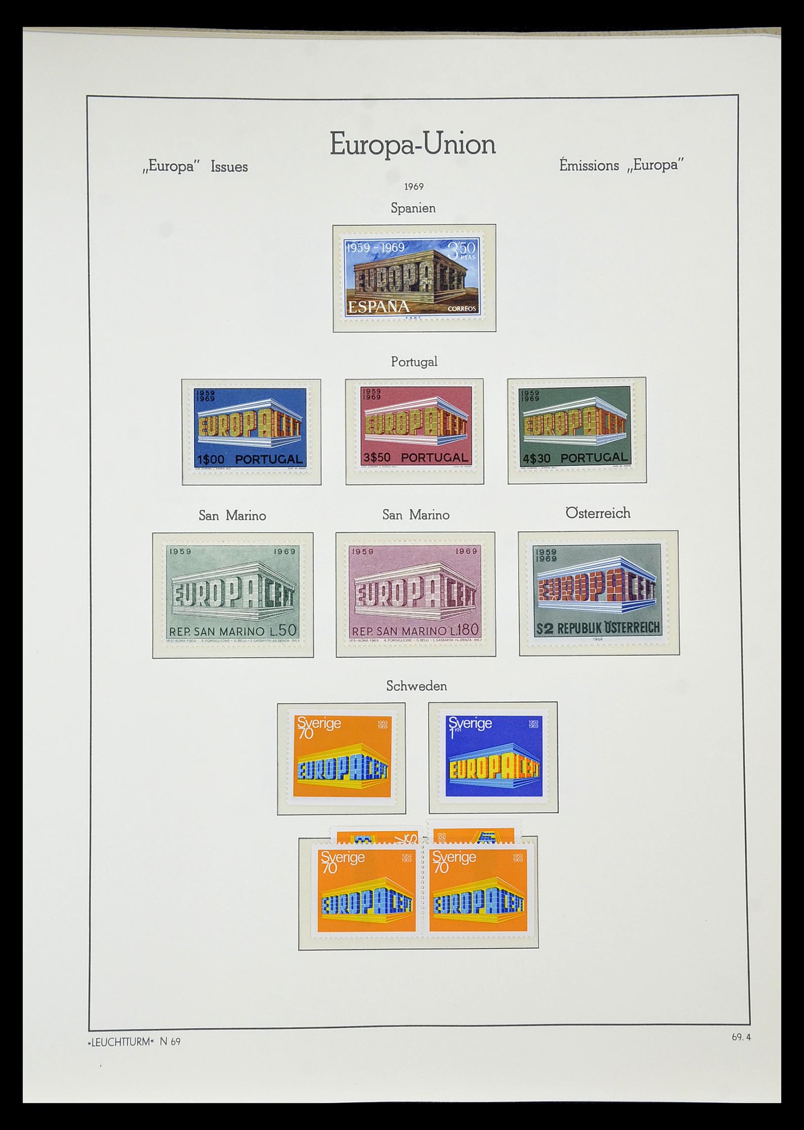 34577 109 - Postzegelverzameling 34577 Europa CEPT 1956-1992.