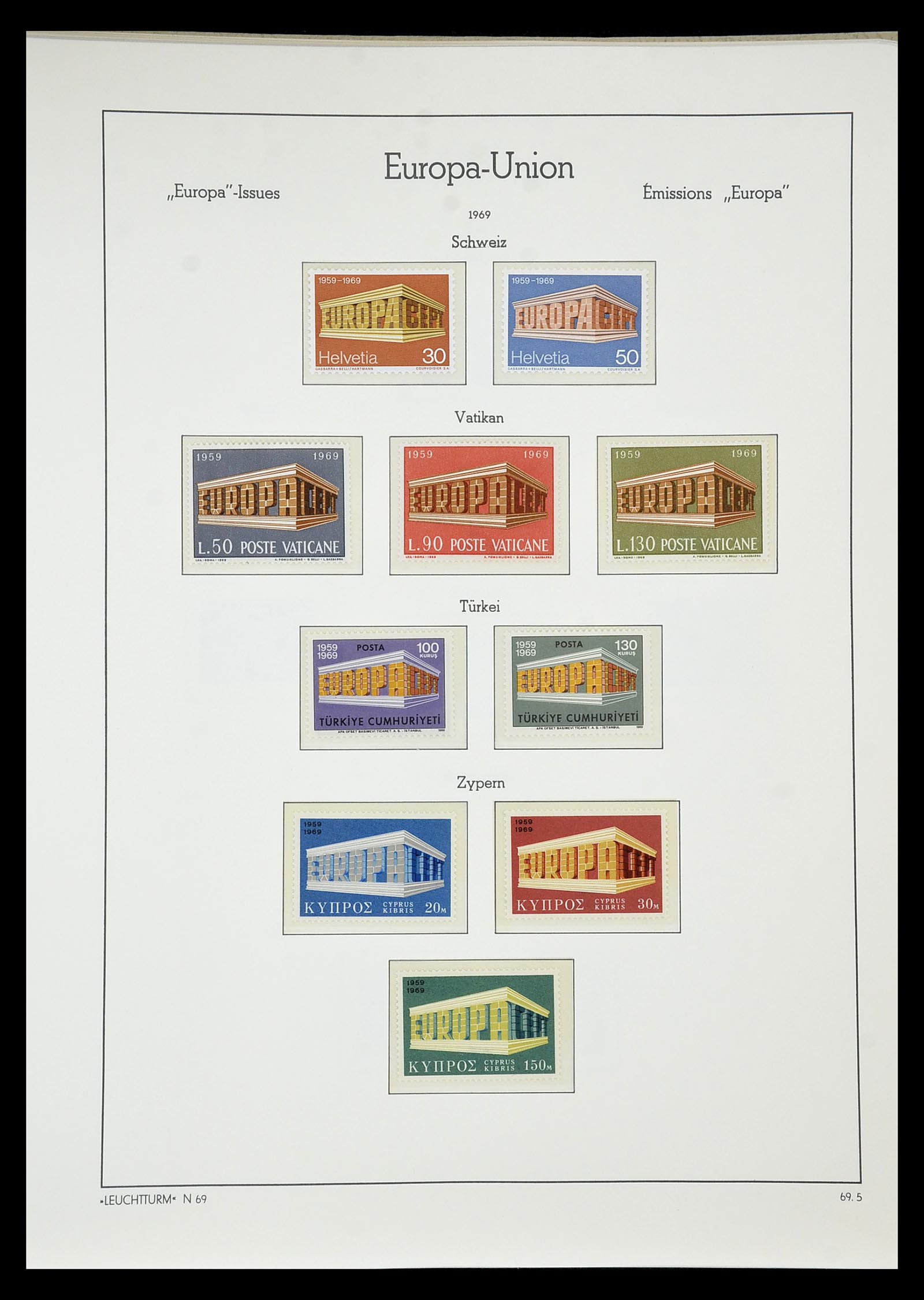 34577 110 - Postzegelverzameling 34577 Europa CEPT 1956-1992.