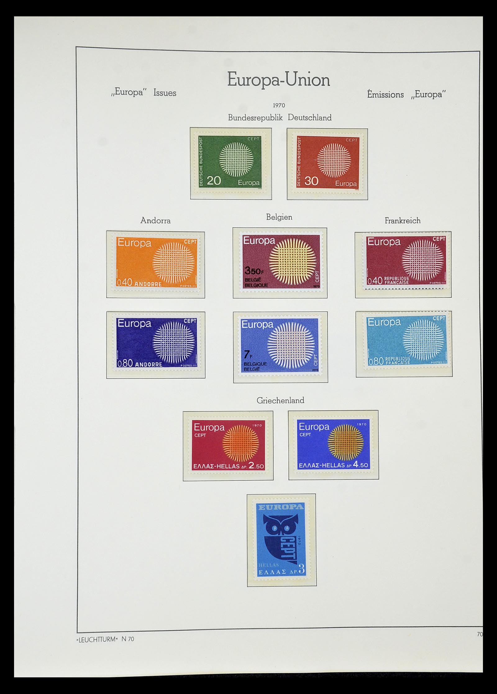 34577 114 - Postzegelverzameling 34577 Europa CEPT 1956-1992.