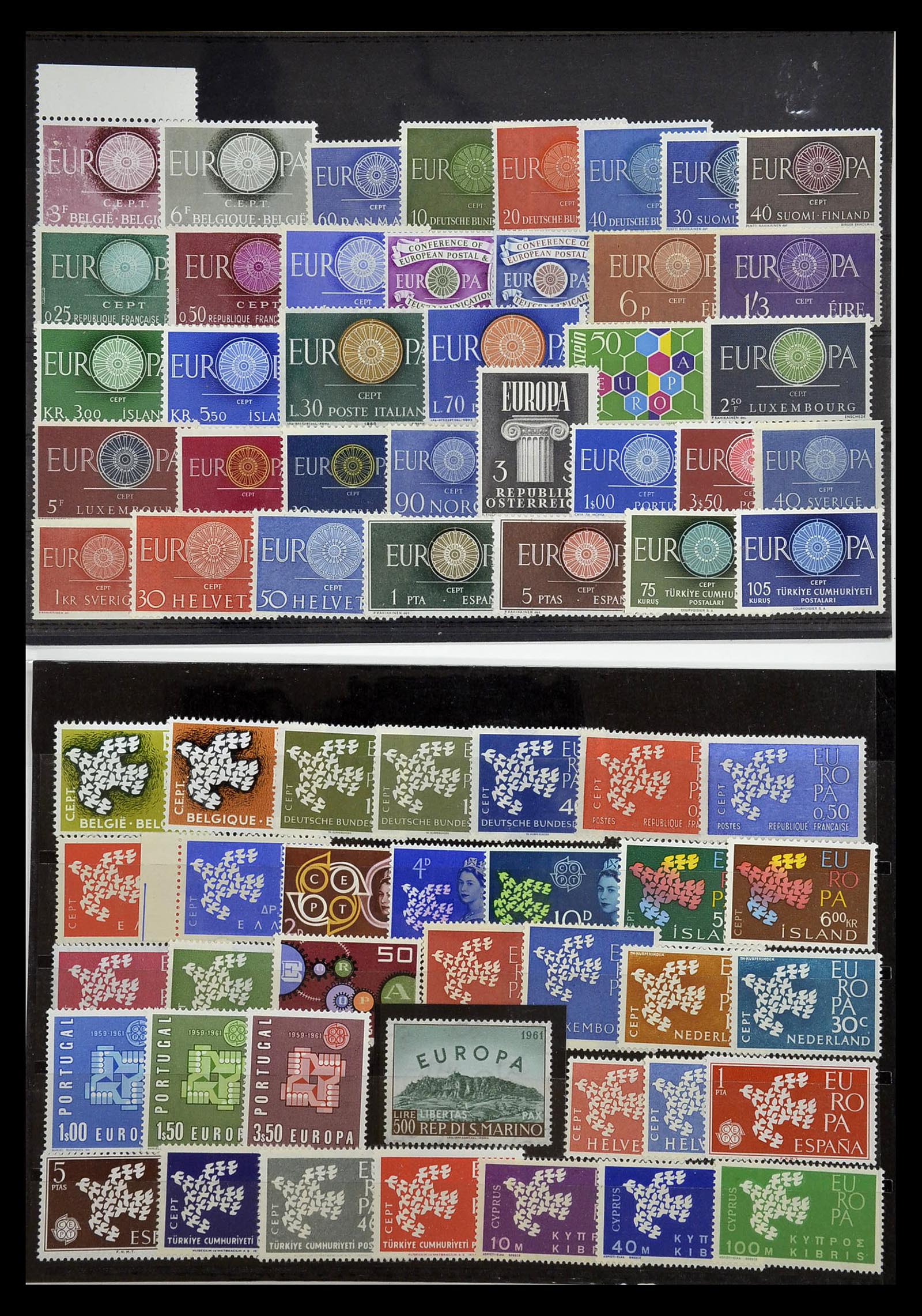 34577 287 - Postzegelverzameling 34577 Europa CEPT 1956-1992.