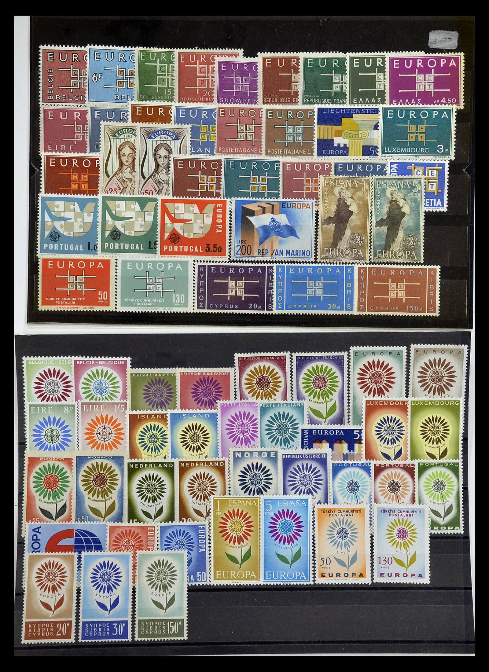 34577 292 - Postzegelverzameling 34577 Europa CEPT 1956-1992.