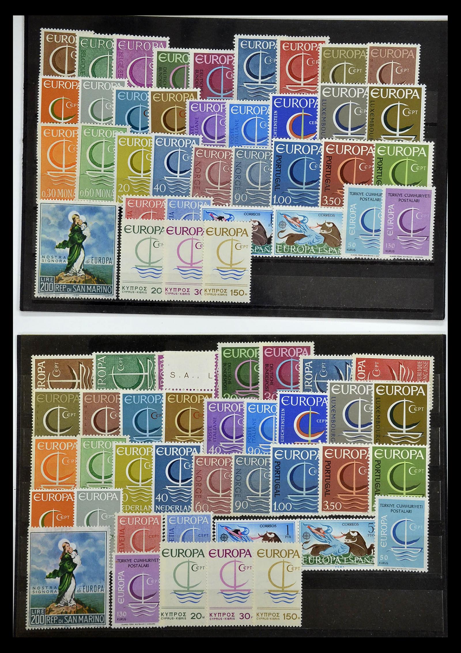 34577 299 - Postzegelverzameling 34577 Europa CEPT 1956-1992.