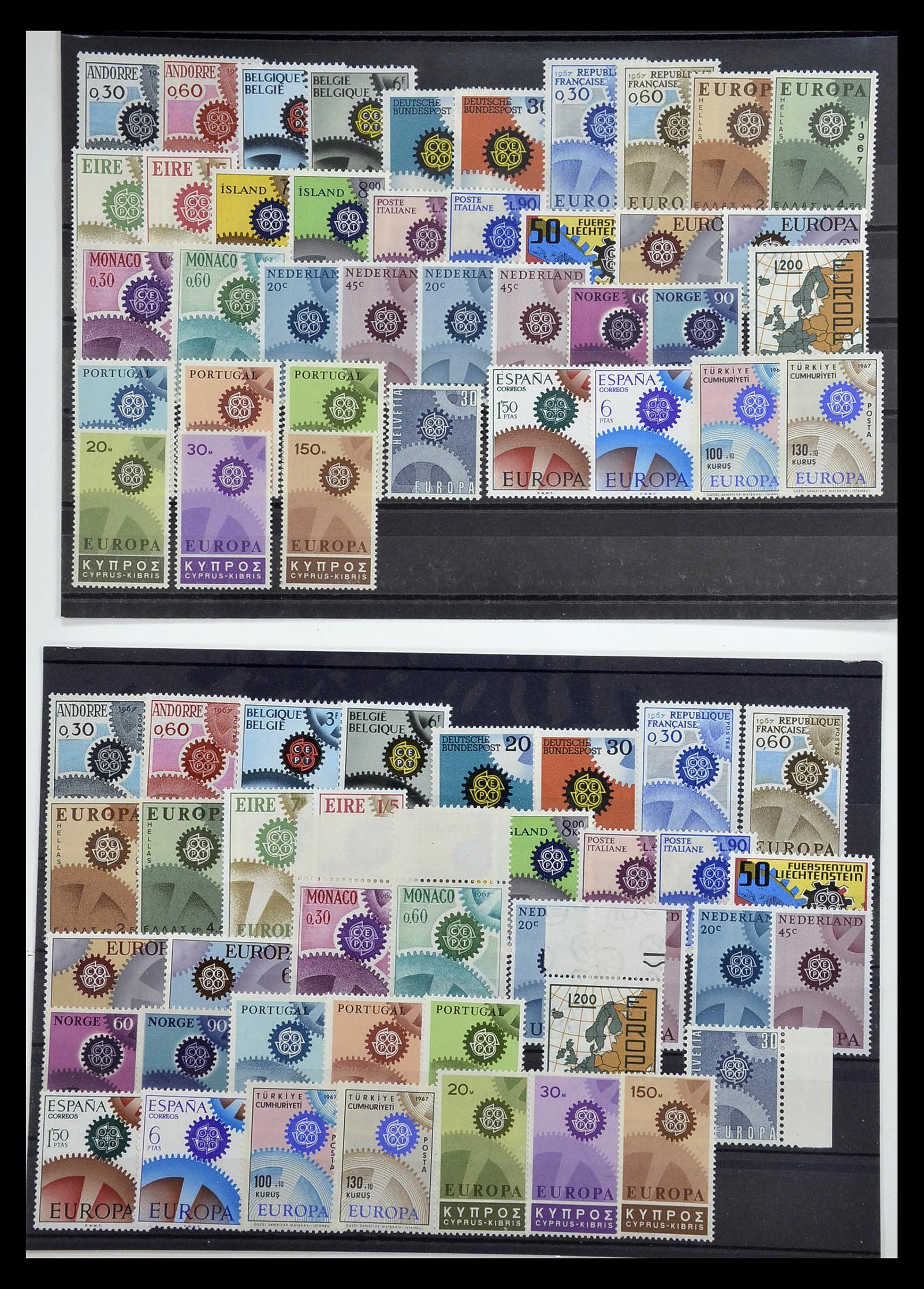 34577 300 - Postzegelverzameling 34577 Europa CEPT 1956-1992.