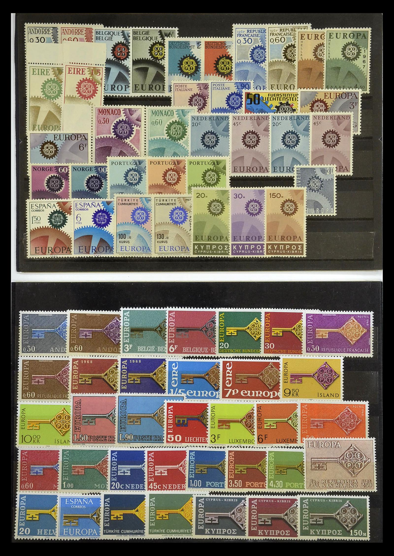 34577 301 - Postzegelverzameling 34577 Europa CEPT 1956-1992.