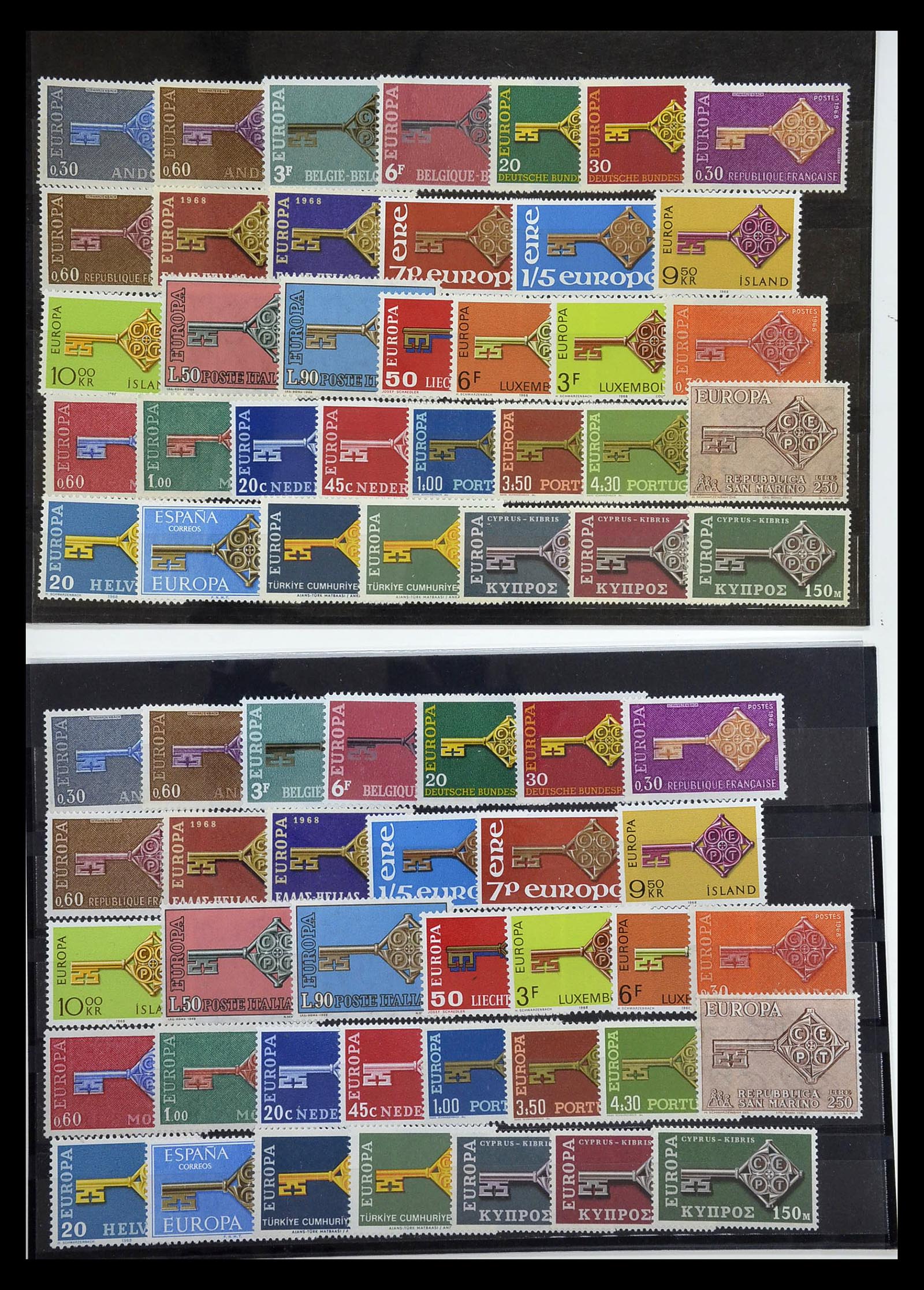 34577 302 - Postzegelverzameling 34577 Europa CEPT 1956-1992.