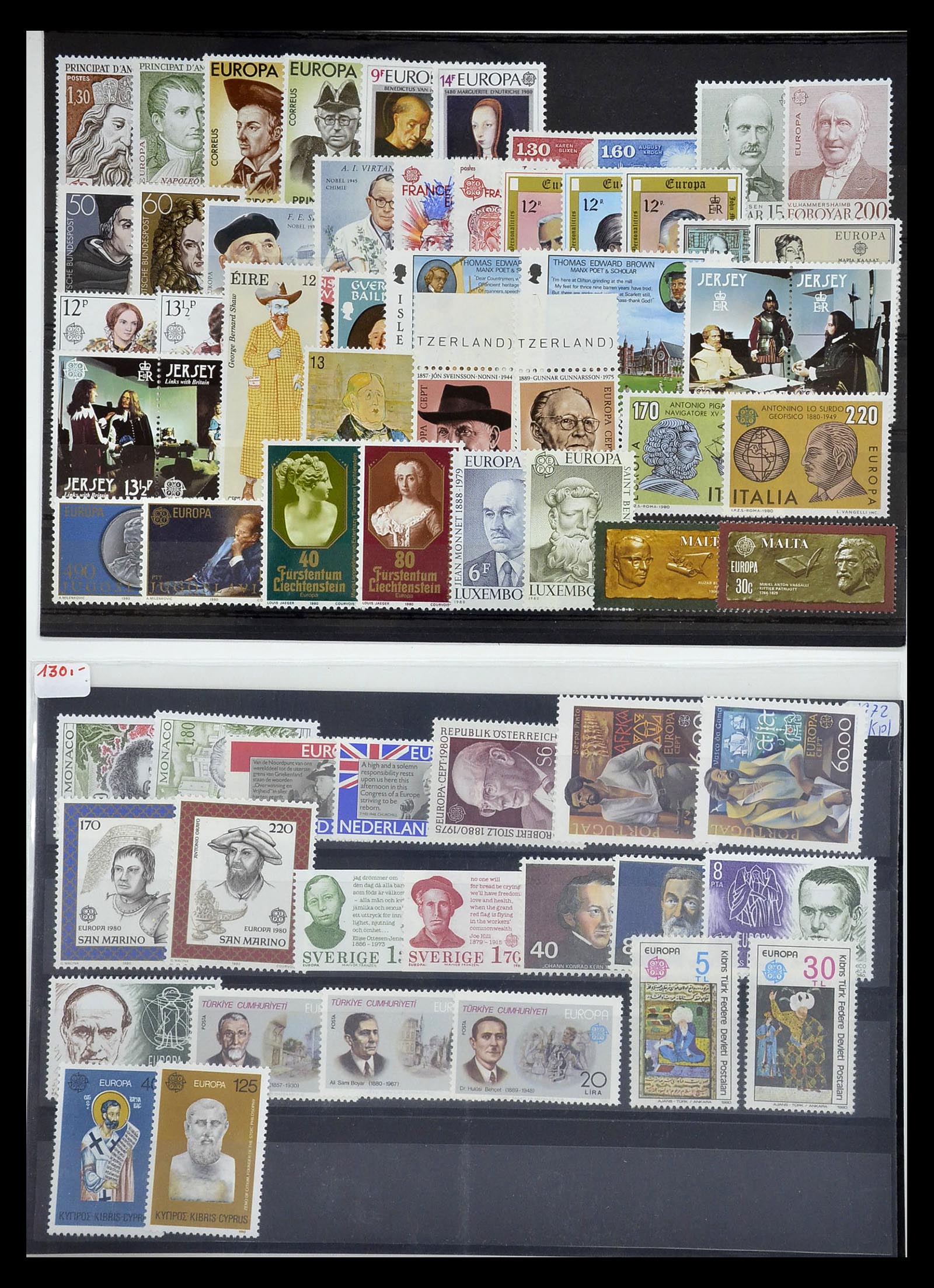 34577 312 - Stamp Collection 34577 Europa CEPT 1956-1992.