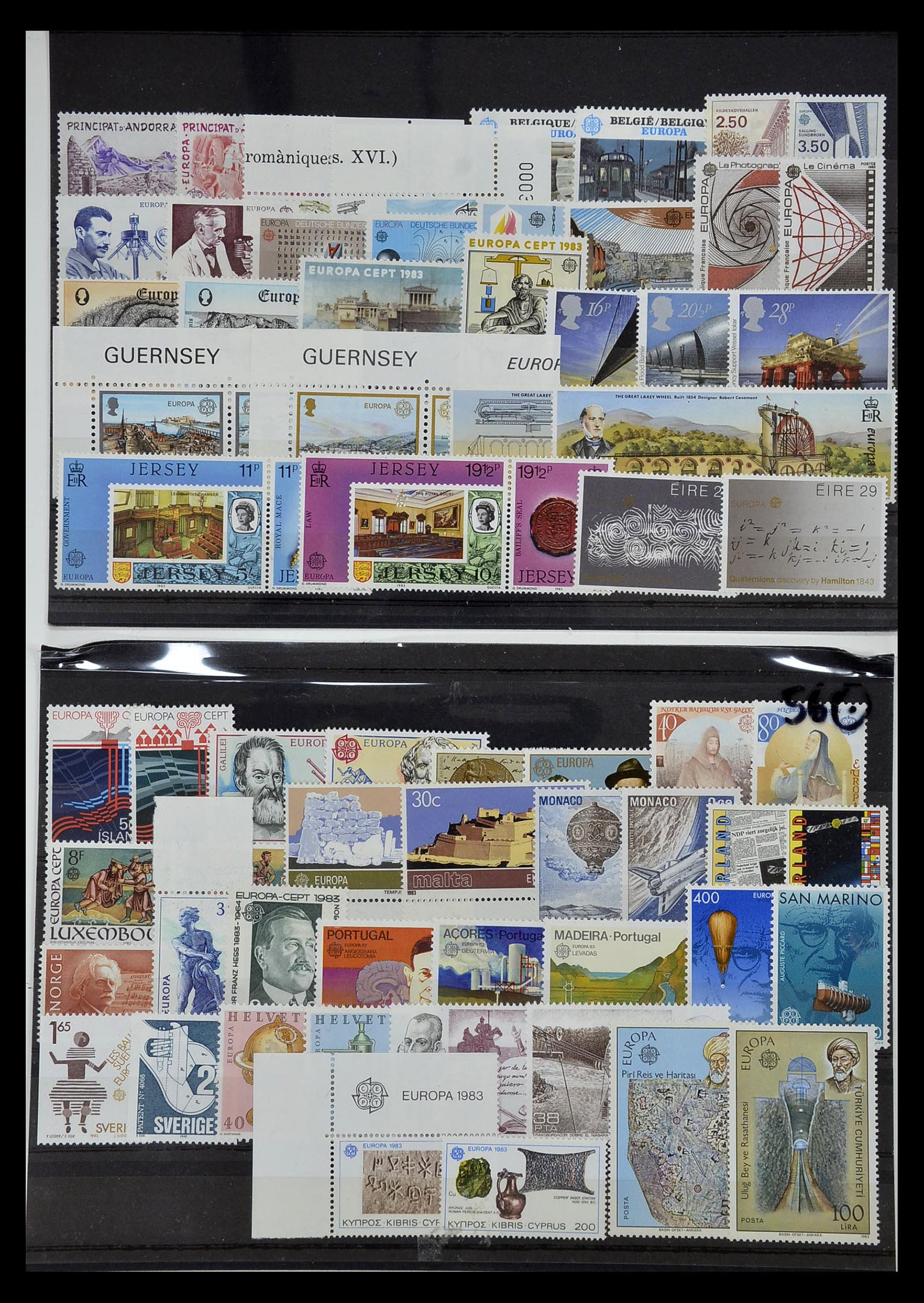 34577 313 - Stamp Collection 34577 Europa CEPT 1956-1992.