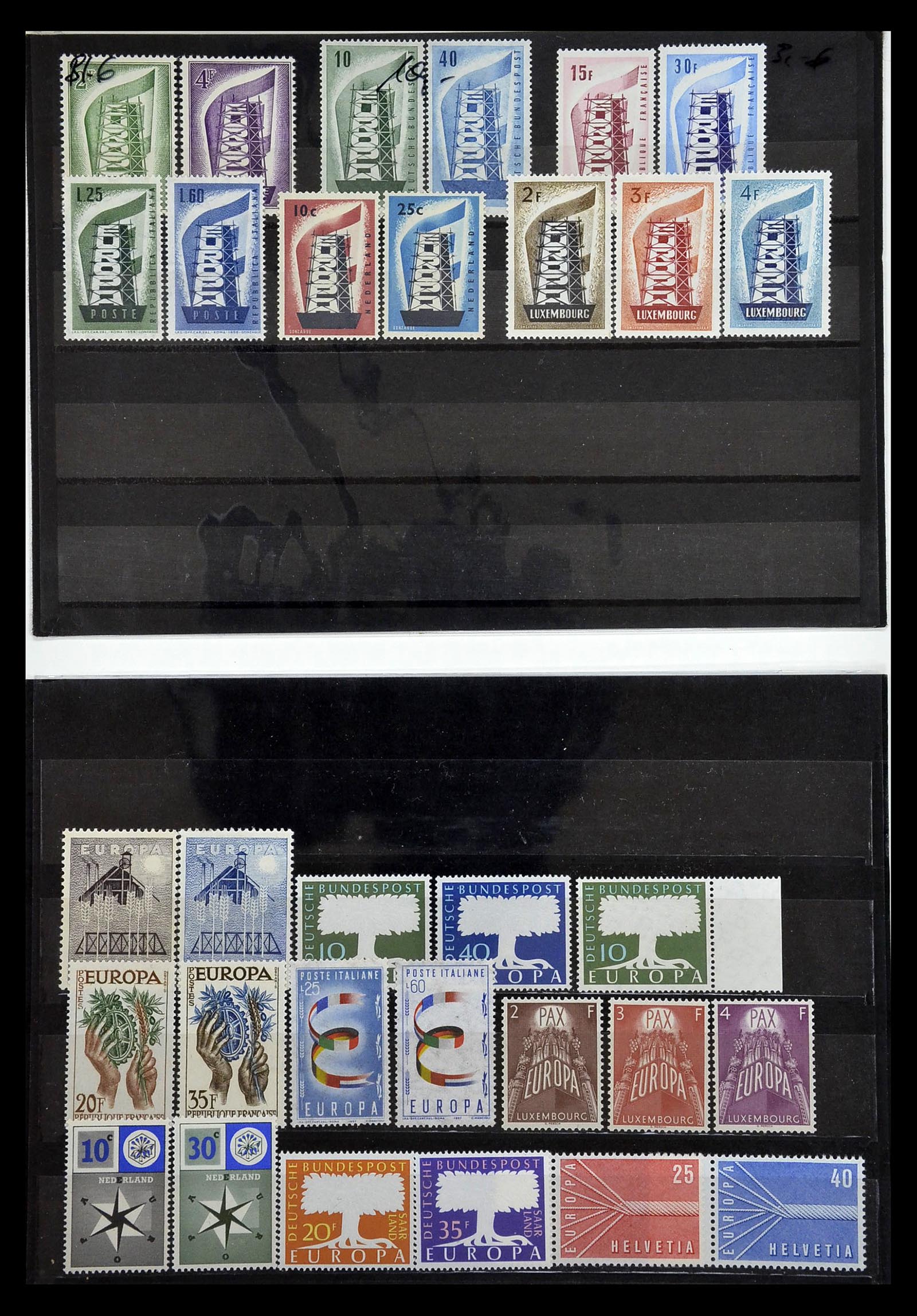 34577 314 - Stamp Collection 34577 Europa CEPT 1956-1992.