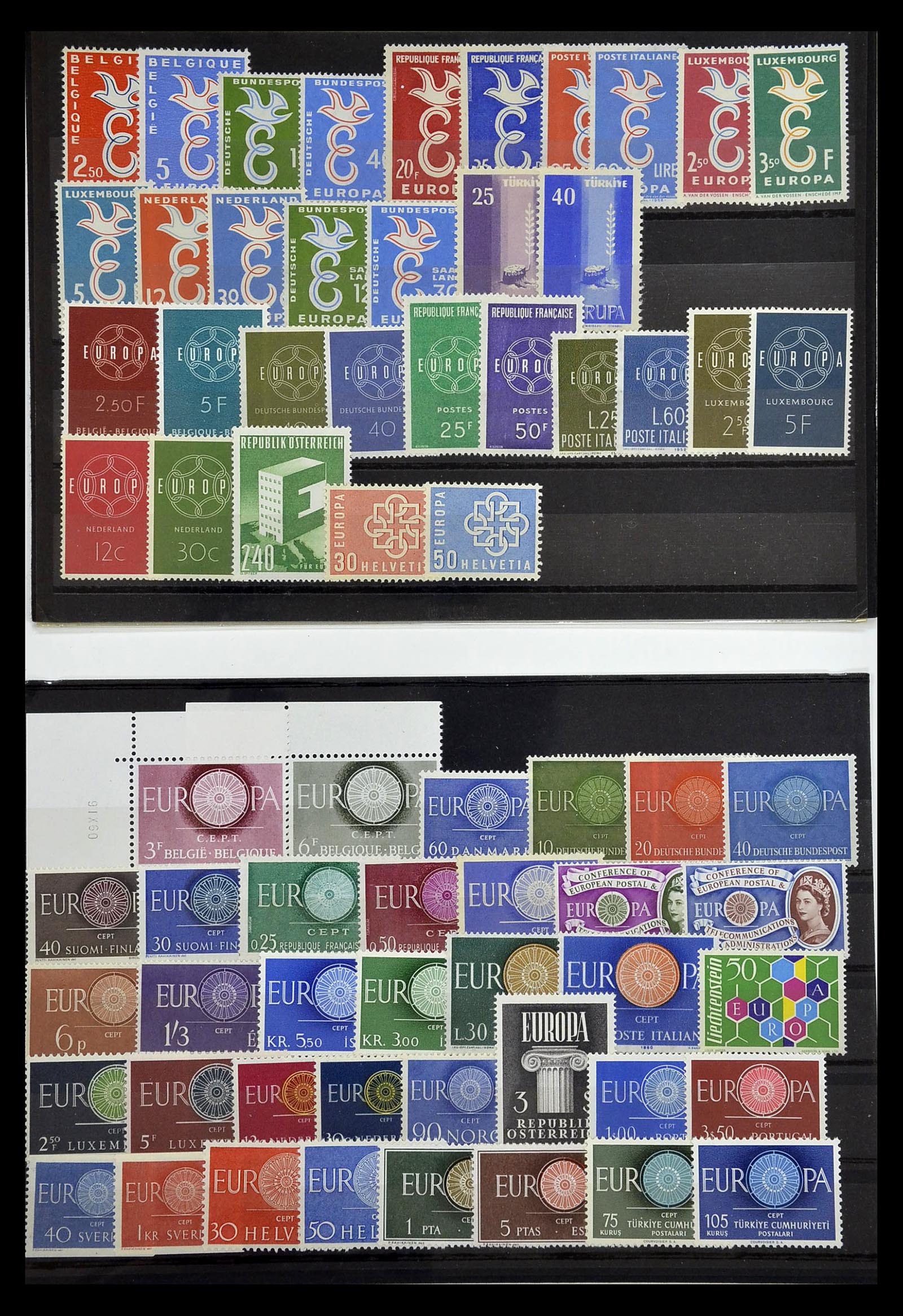 34577 315 - Postzegelverzameling 34577 Europa CEPT 1956-1992.