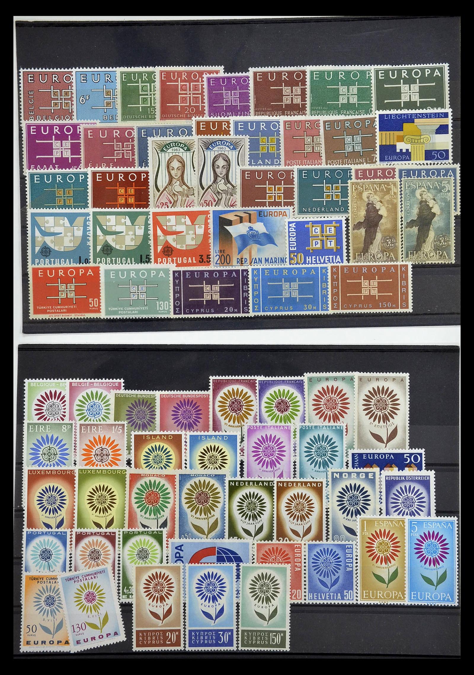 34577 317 - Stamp Collection 34577 Europa CEPT 1956-1992.