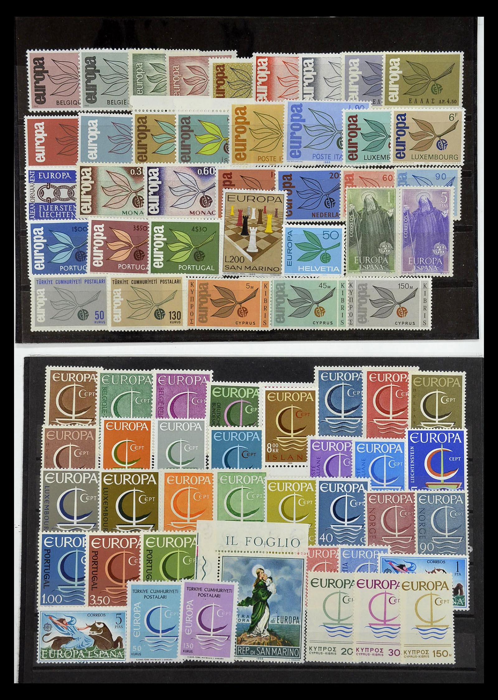 34577 318 - Stamp Collection 34577 Europa CEPT 1956-1992.
