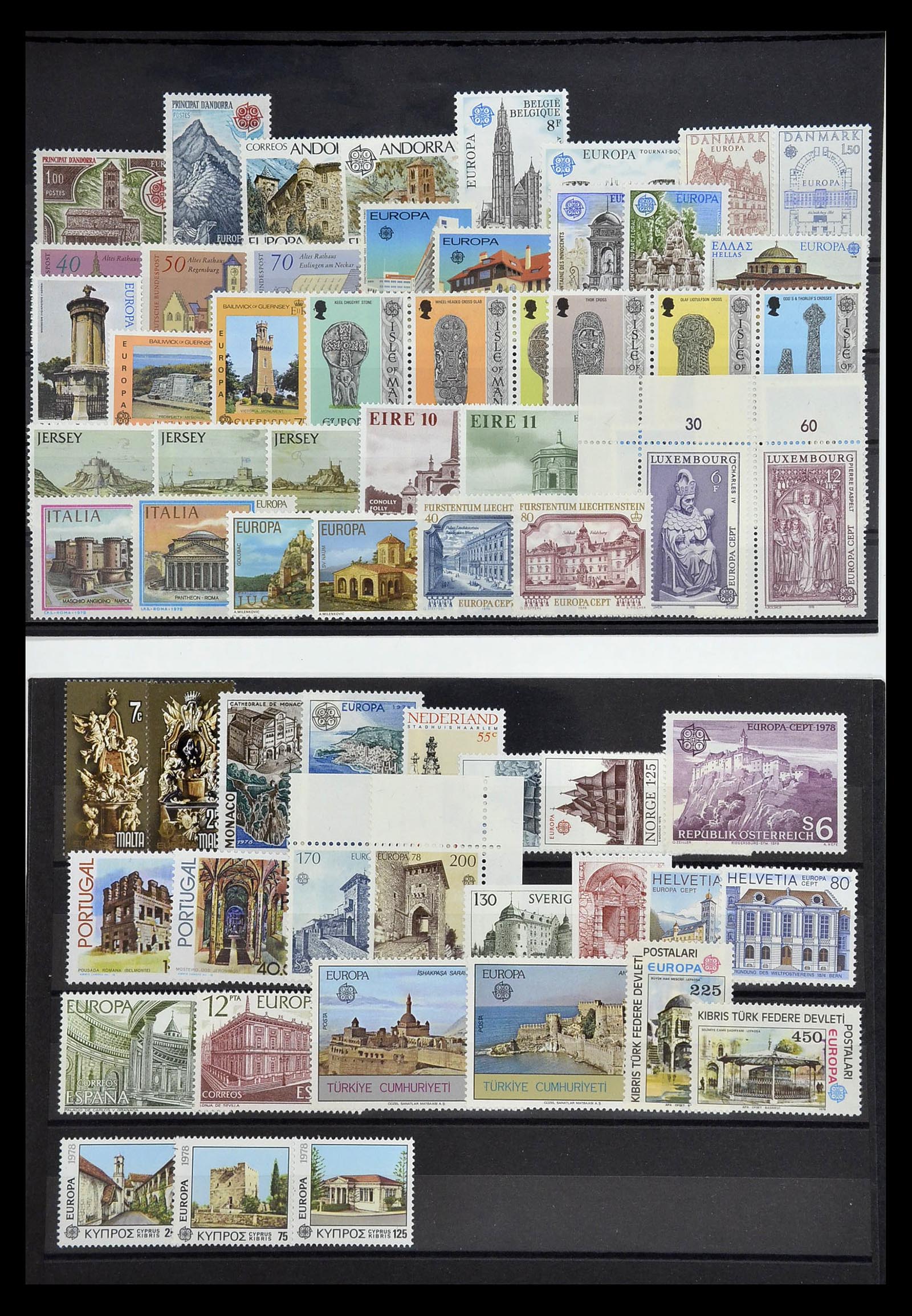 34577 328 - Stamp Collection 34577 Europa CEPT 1956-1992.