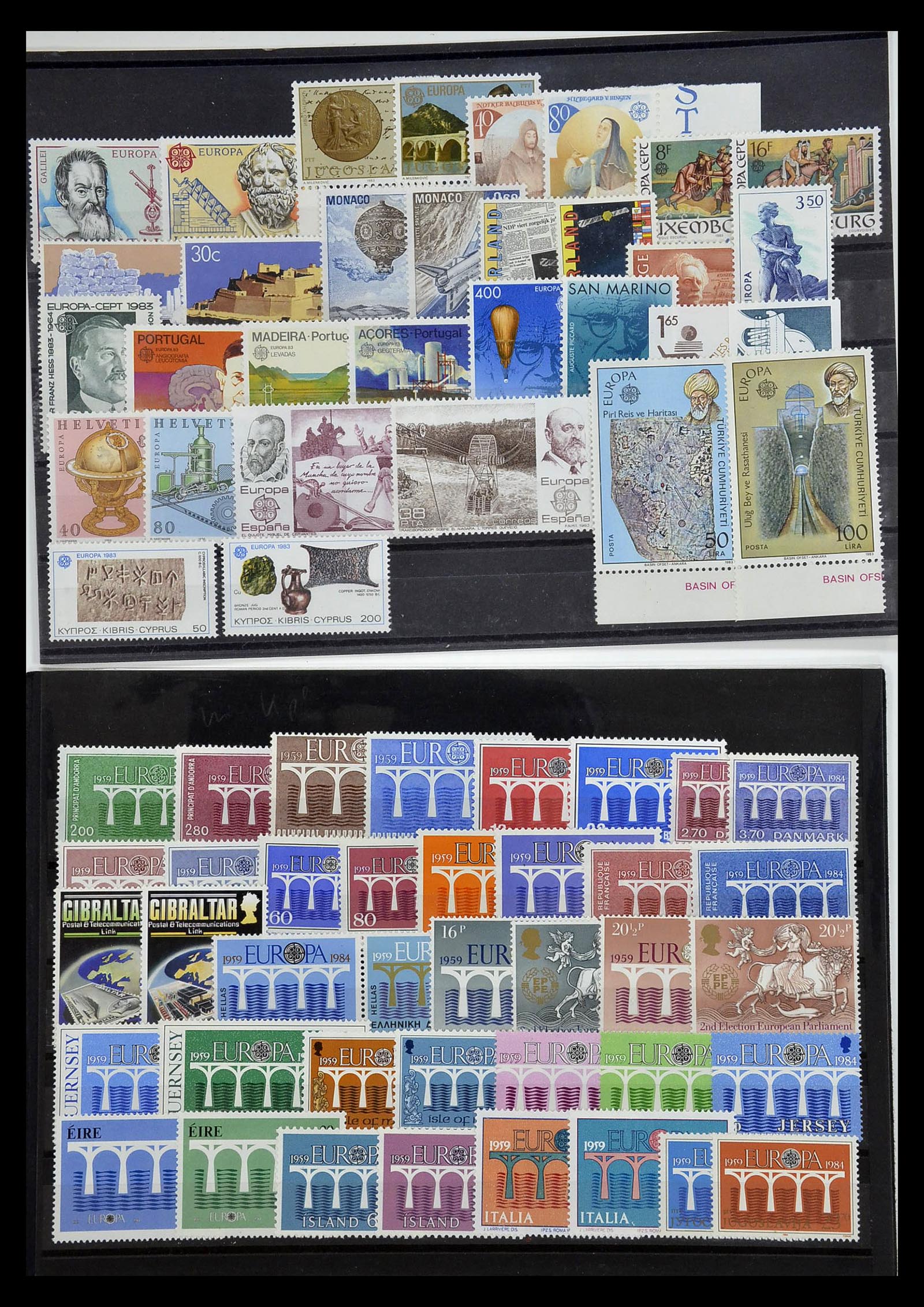 34577 334 - Postzegelverzameling 34577 Europa CEPT 1956-1992.