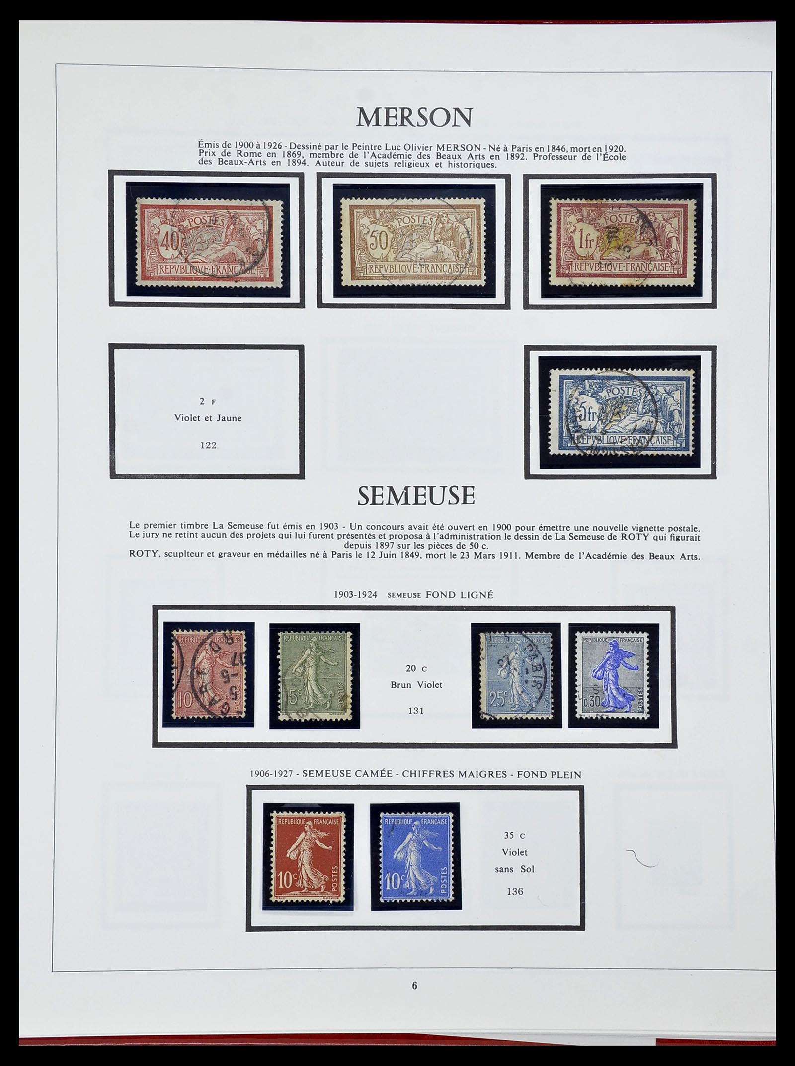34578 003 - Stamp Collection 34578 France 1877-1964.