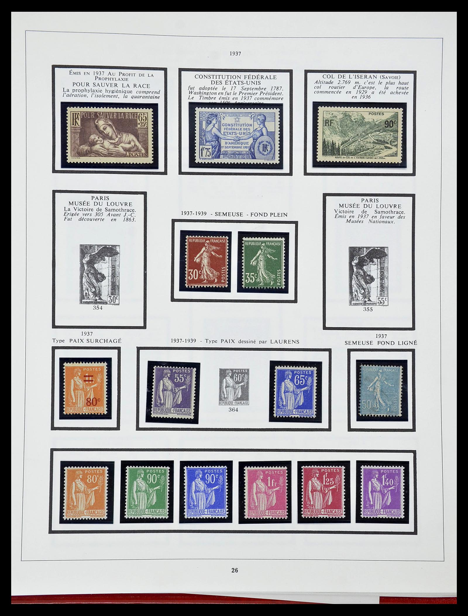 34578 020 - Stamp Collection 34578 France 1877-1964.