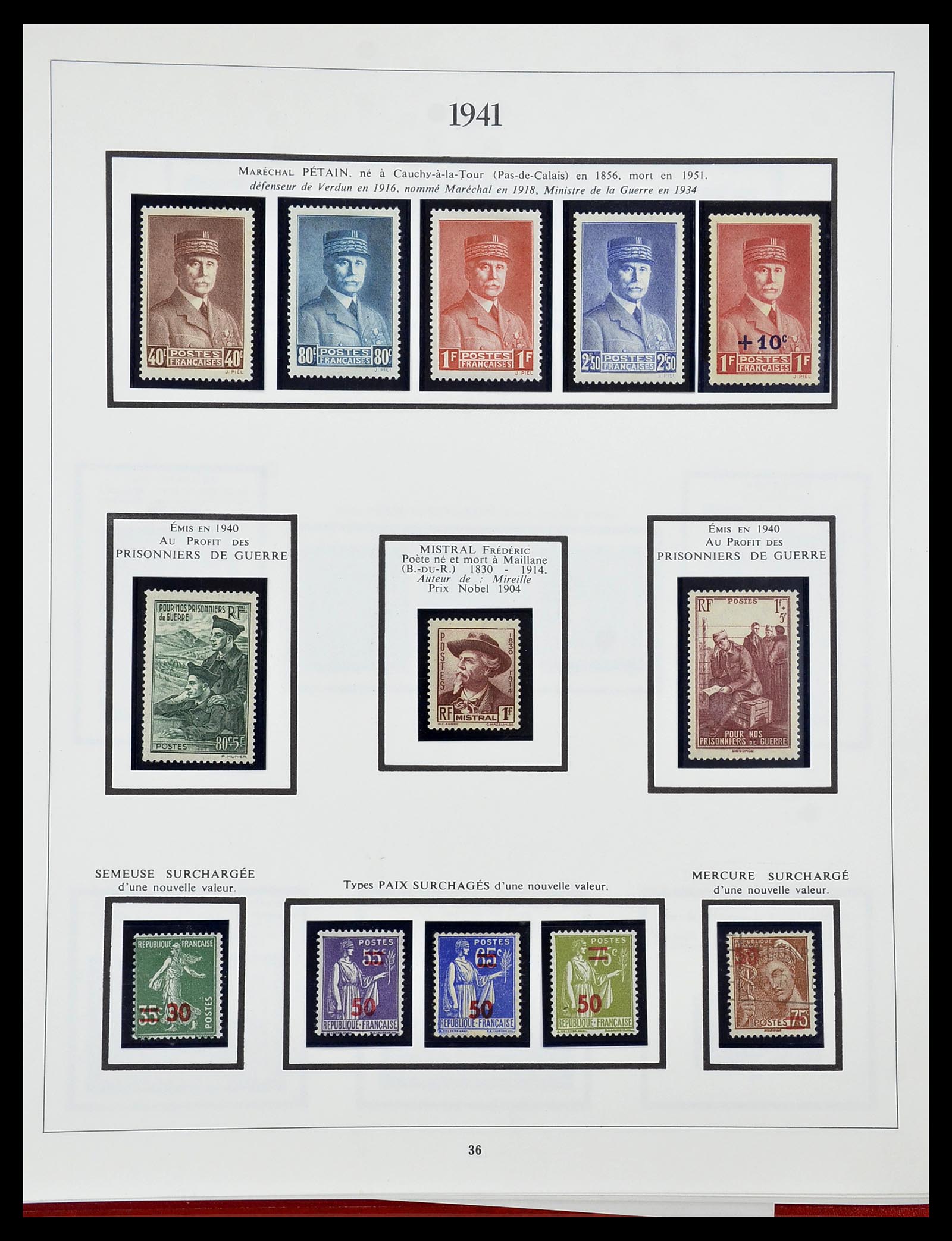 34578 030 - Stamp Collection 34578 France 1877-1964.