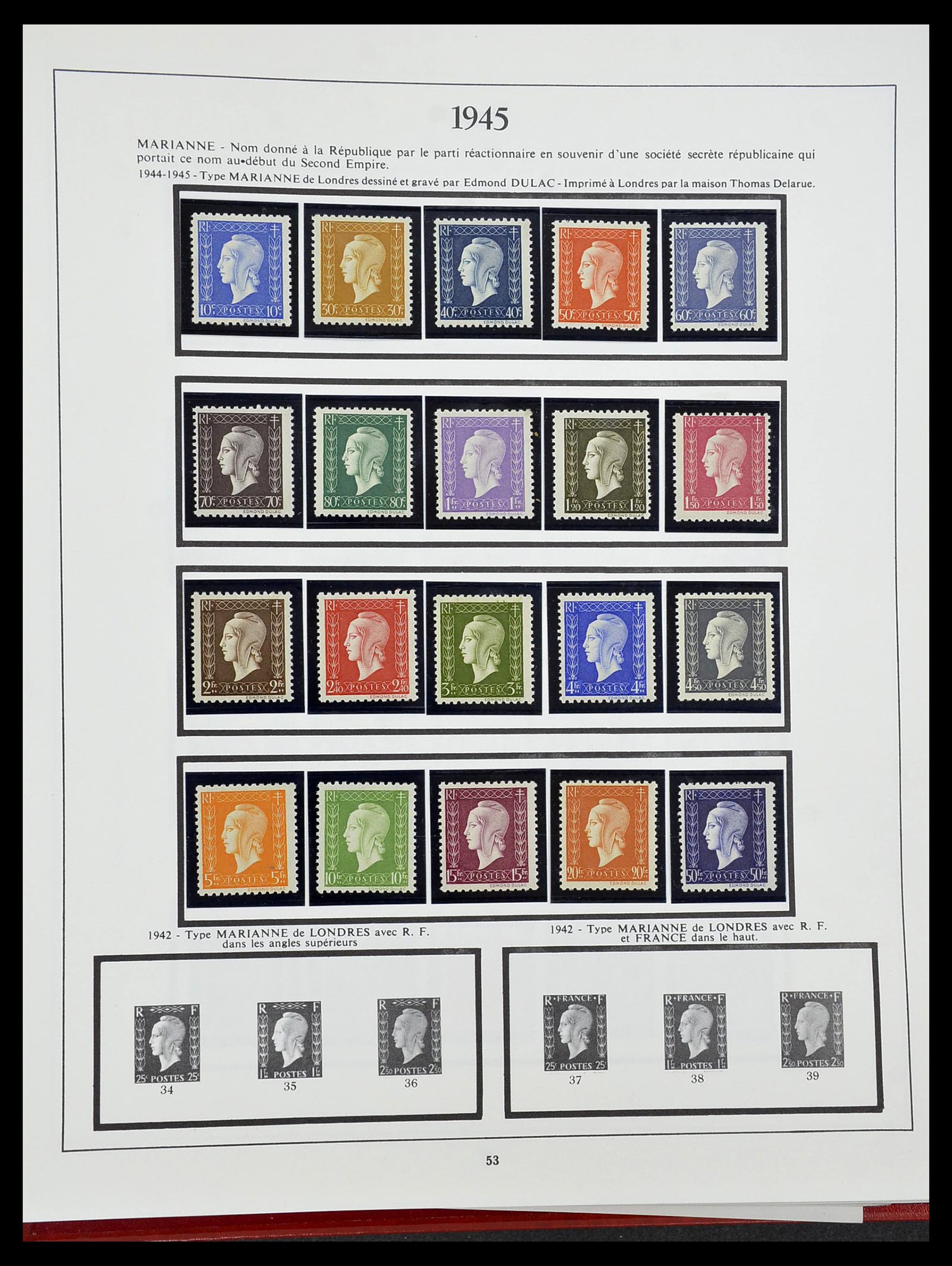 34578 047 - Stamp Collection 34578 France 1877-1964.