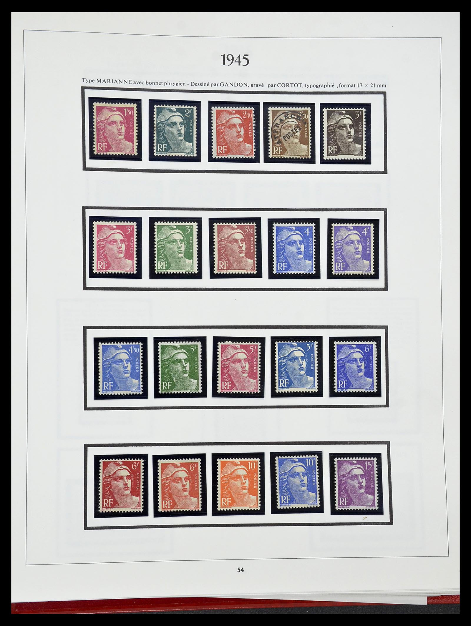 34578 048 - Stamp Collection 34578 France 1877-1964.