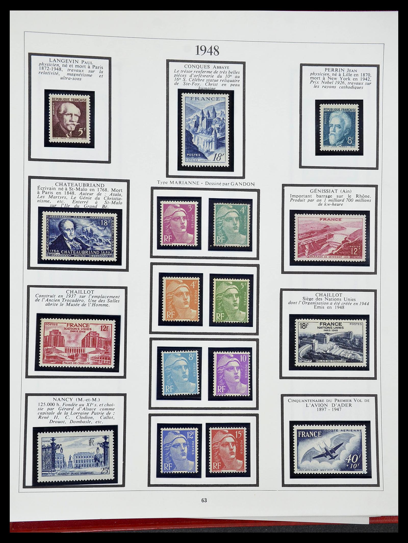 34578 057 - Stamp Collection 34578 France 1877-1964.