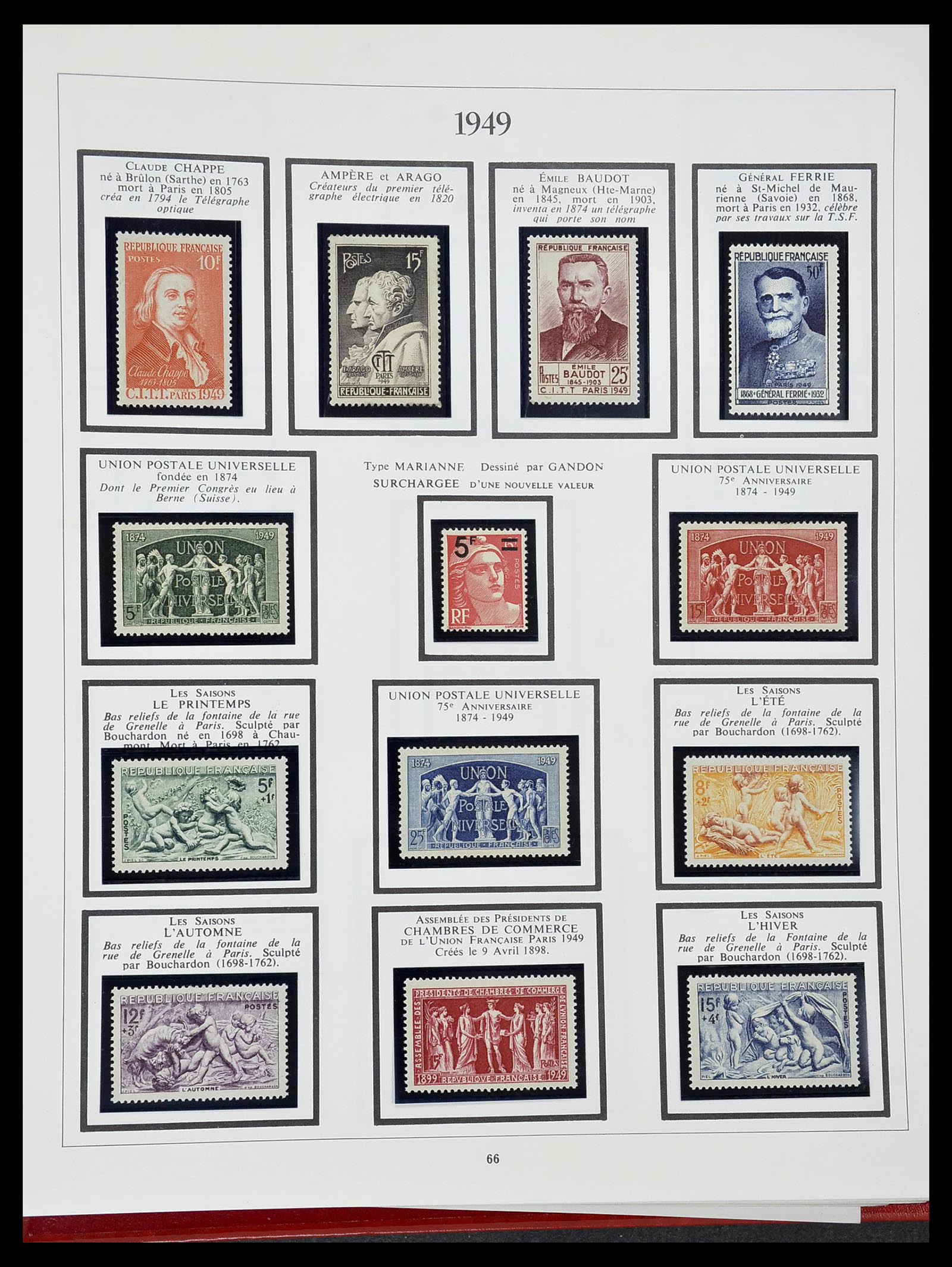34578 060 - Stamp Collection 34578 France 1877-1964.