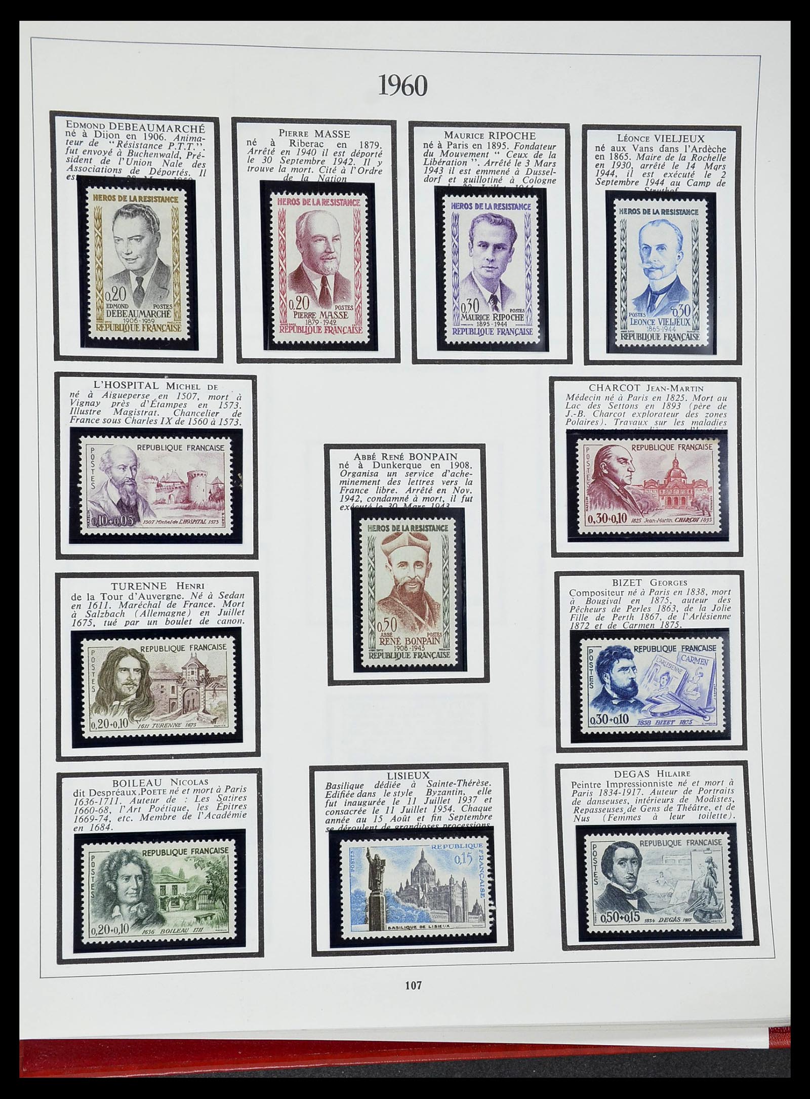 34578 101 - Stamp Collection 34578 France 1877-1964.