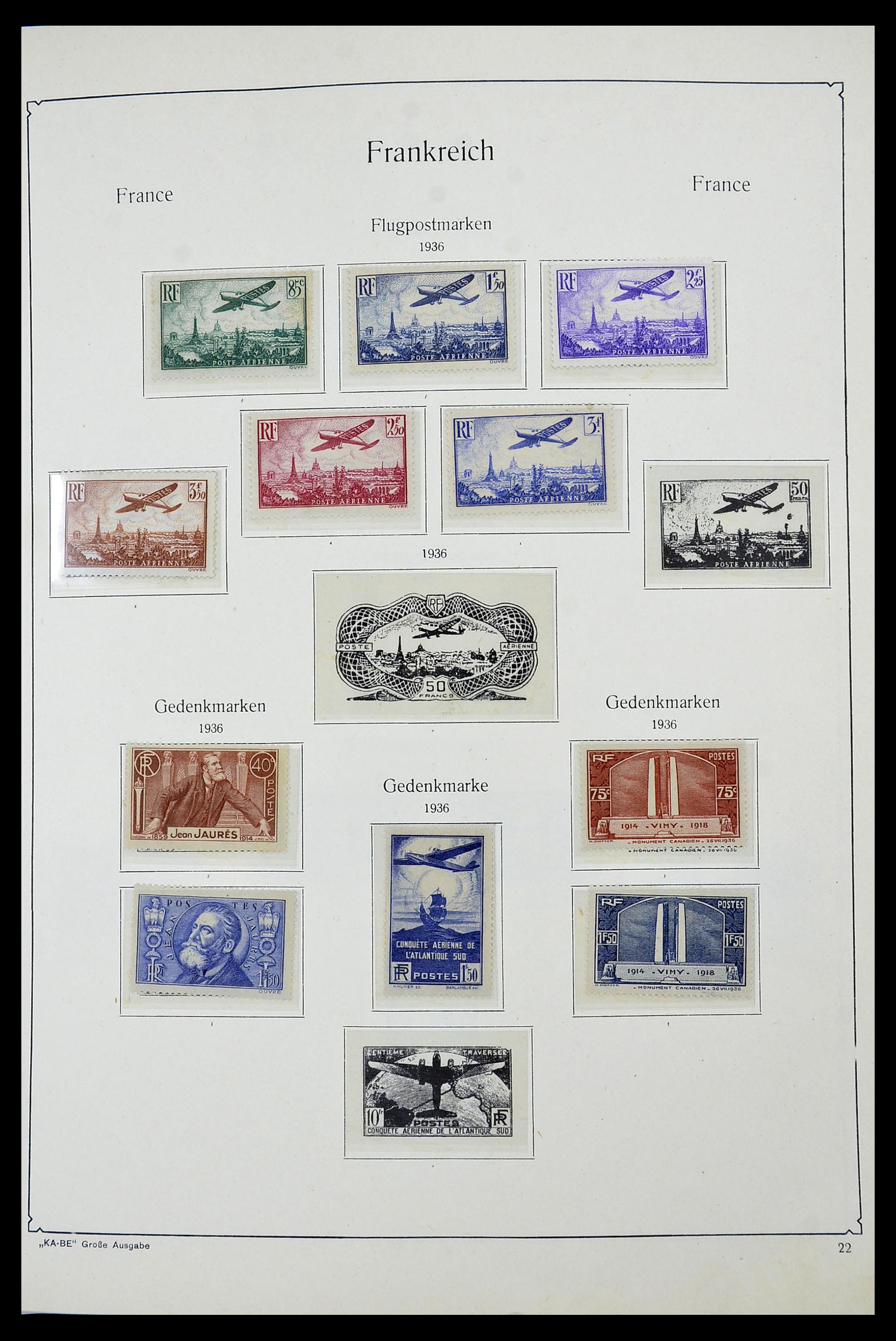 34580 019 - Stamp Collection 34580 France 1900-1971.