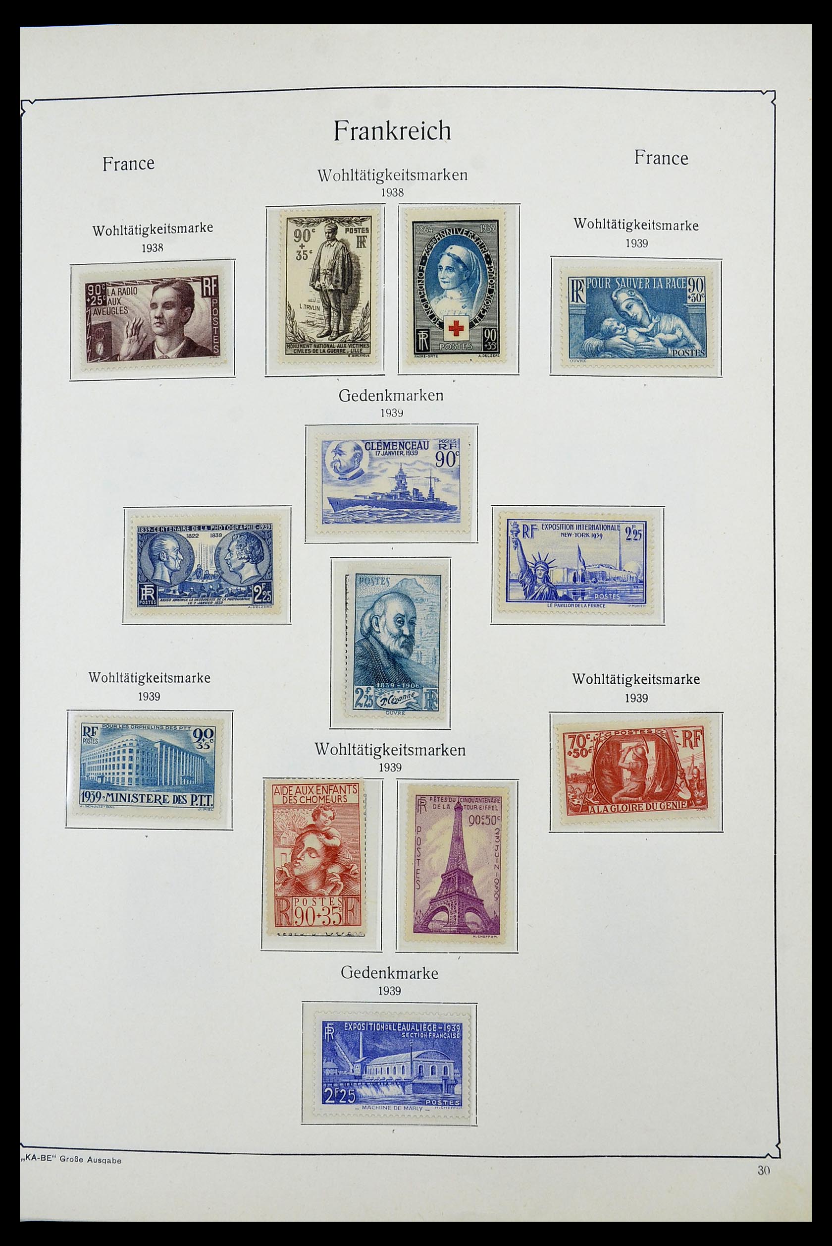34580 026 - Postzegelverzameling 34580 Frankrijk 1900-1971.