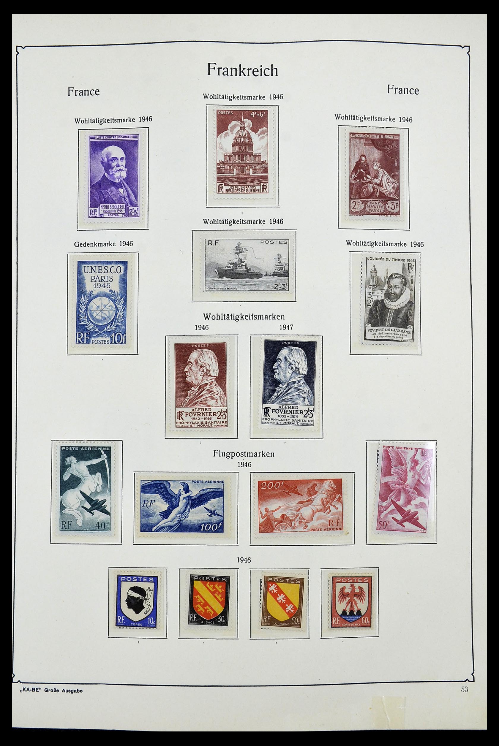 34580 049 - Postzegelverzameling 34580 Frankrijk 1900-1971.
