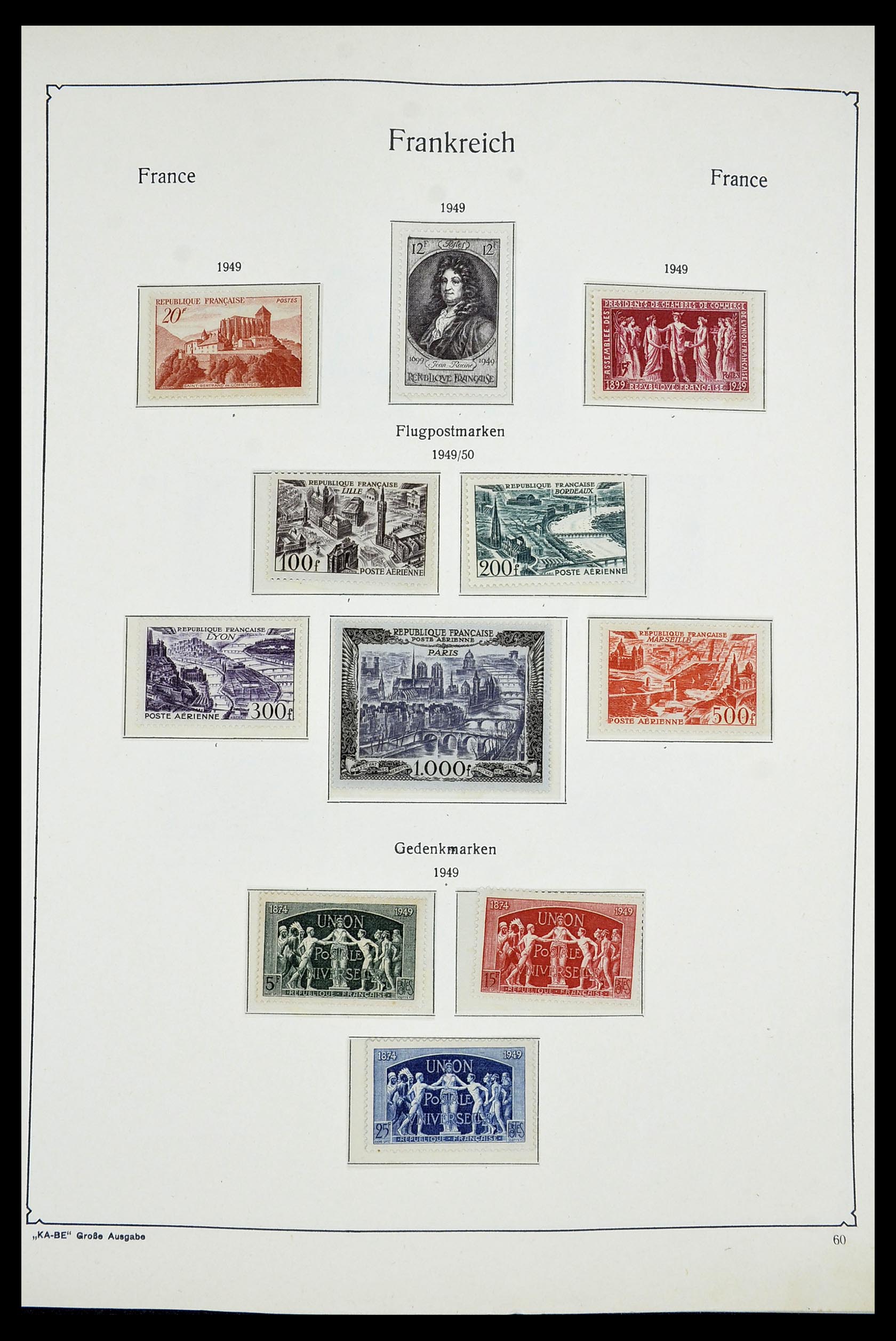 34580 056 - Postzegelverzameling 34580 Frankrijk 1900-1971.