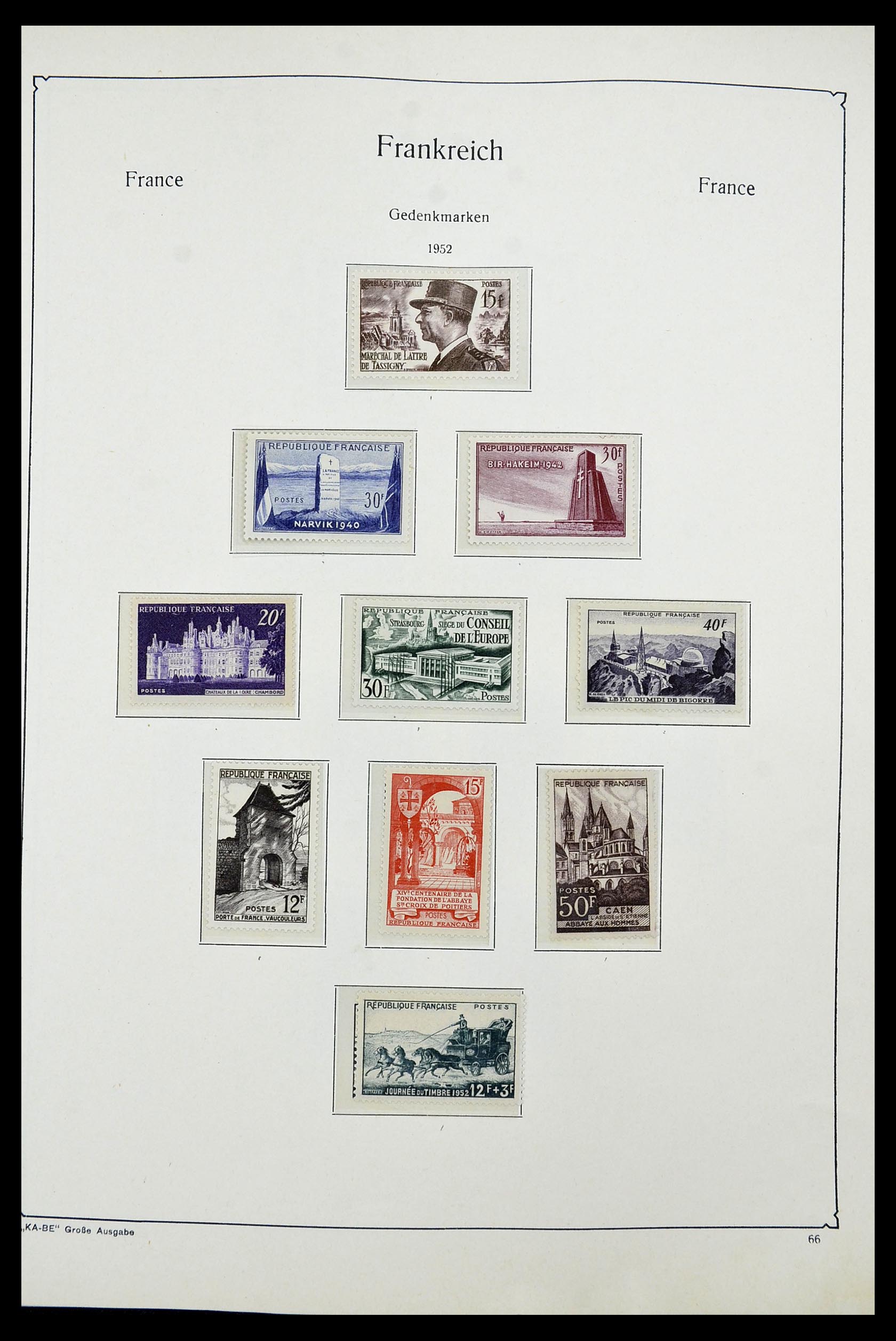 34580 062 - Stamp Collection 34580 France 1900-1971.