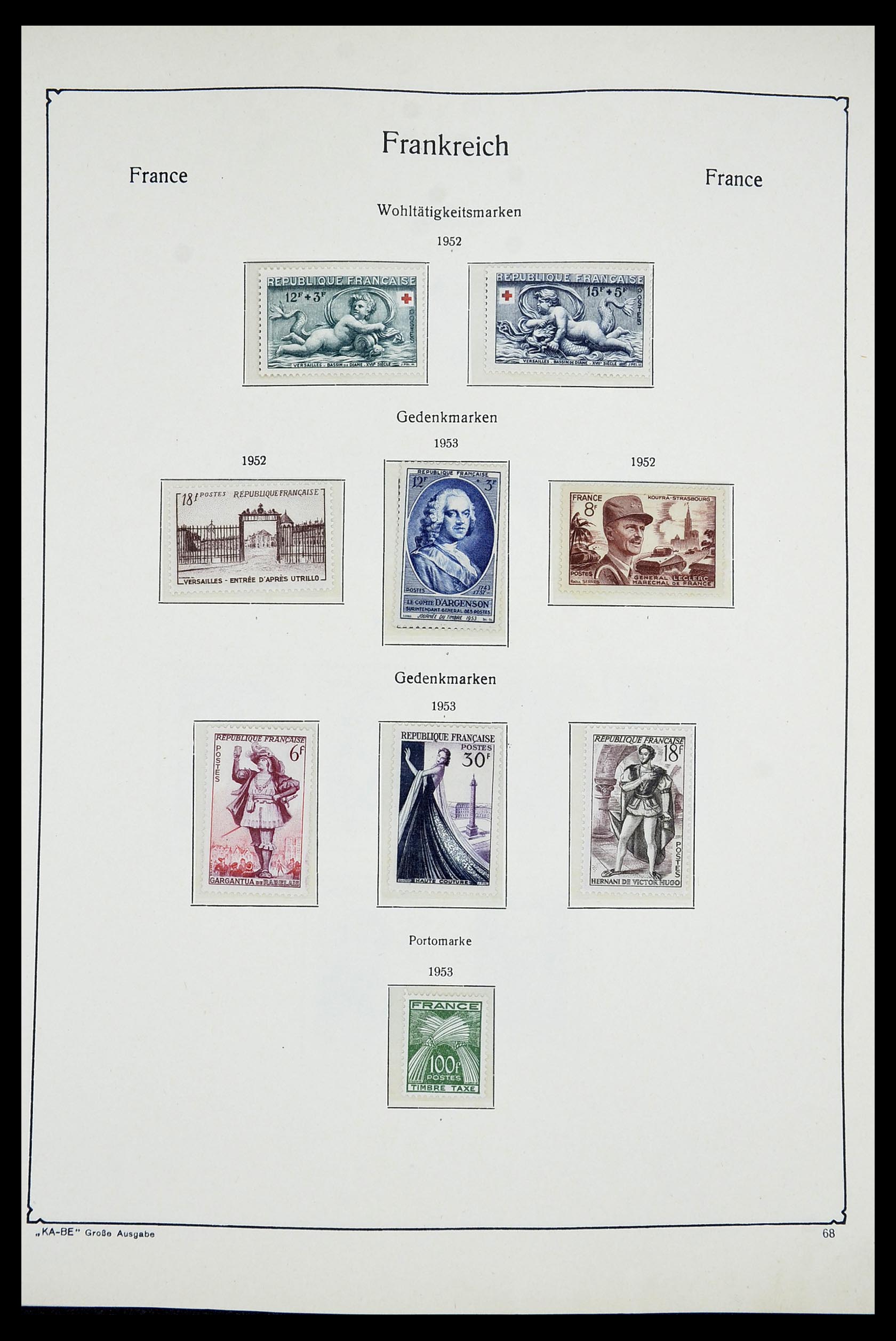 34580 064 - Stamp Collection 34580 France 1900-1971.