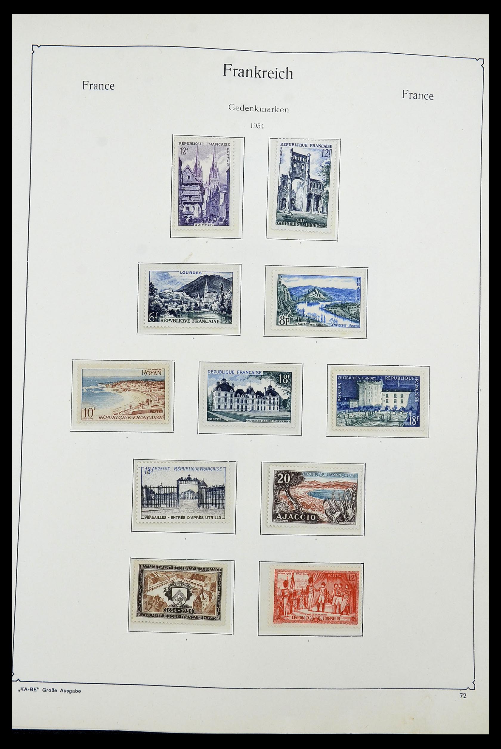 34580 068 - Stamp Collection 34580 France 1900-1971.