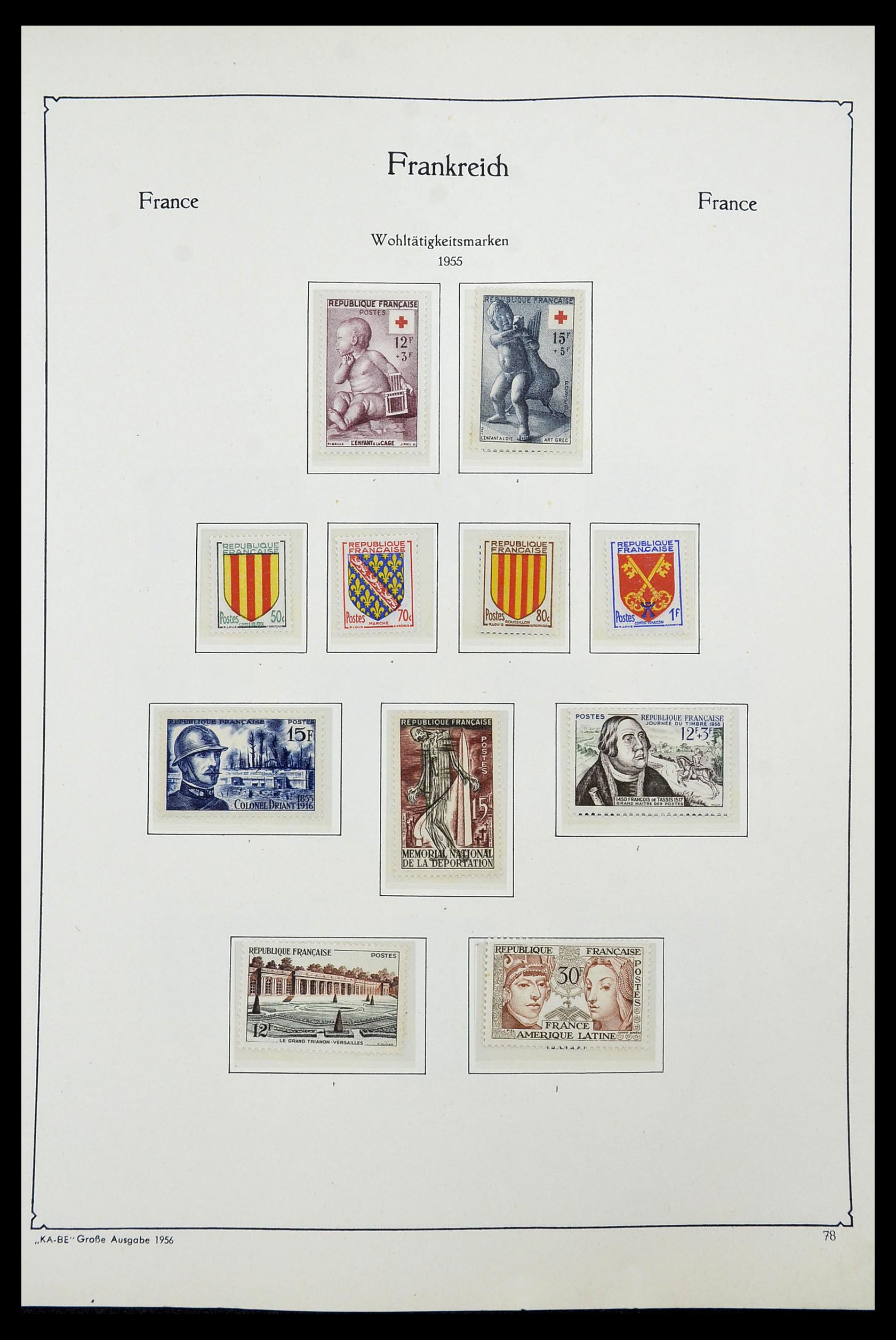 34580 074 - Stamp Collection 34580 France 1900-1971.