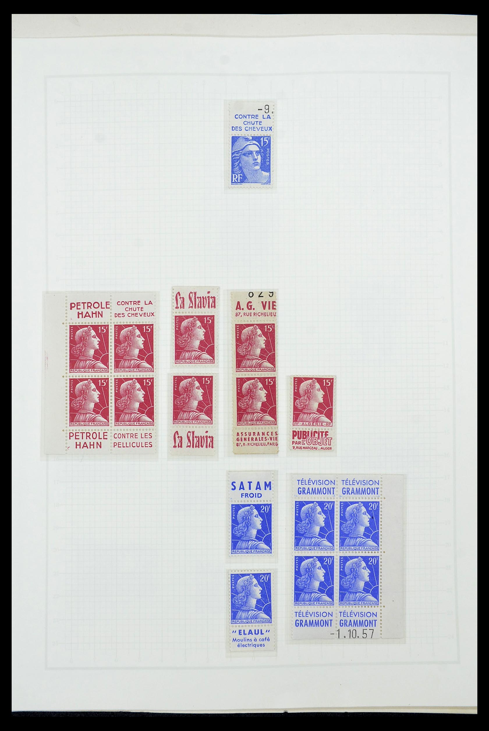 34580 082 - Stamp Collection 34580 France 1900-1971.