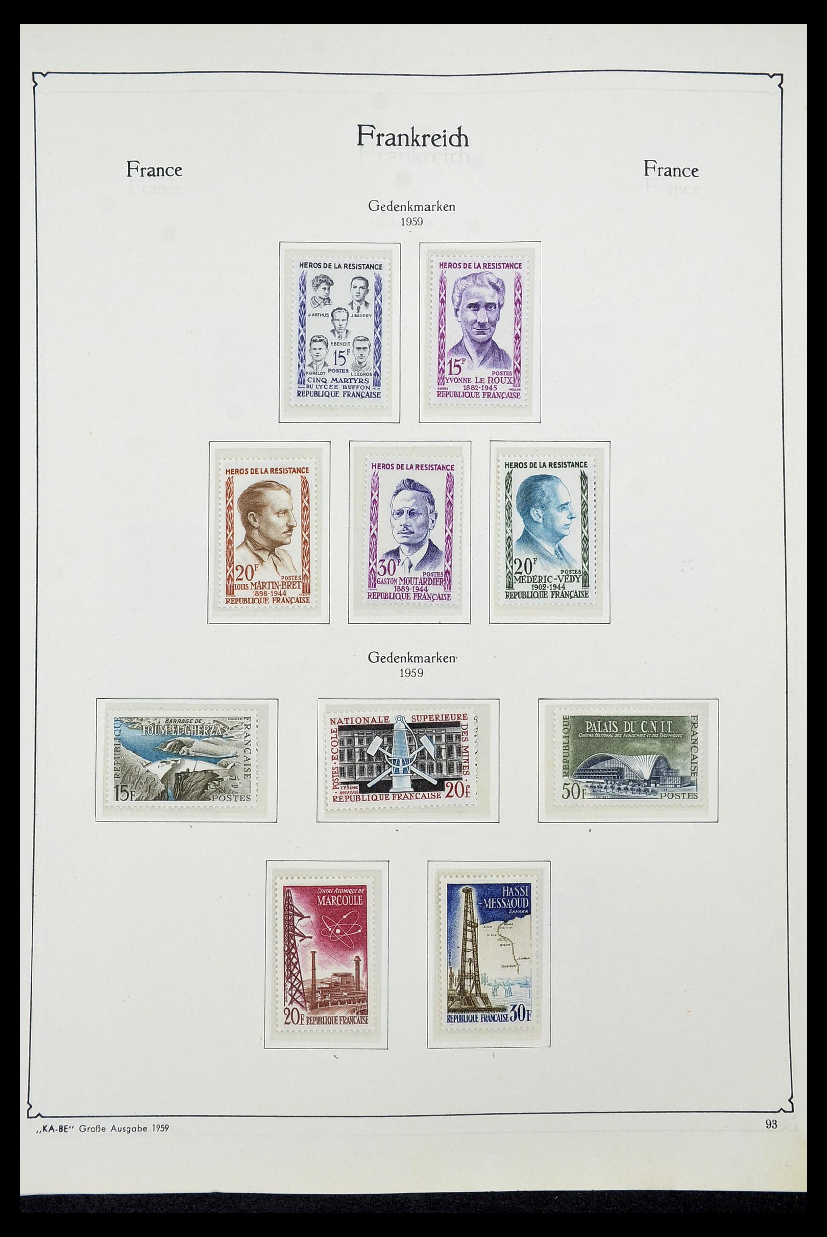 34580 091 - Stamp Collection 34580 France 1900-1971.