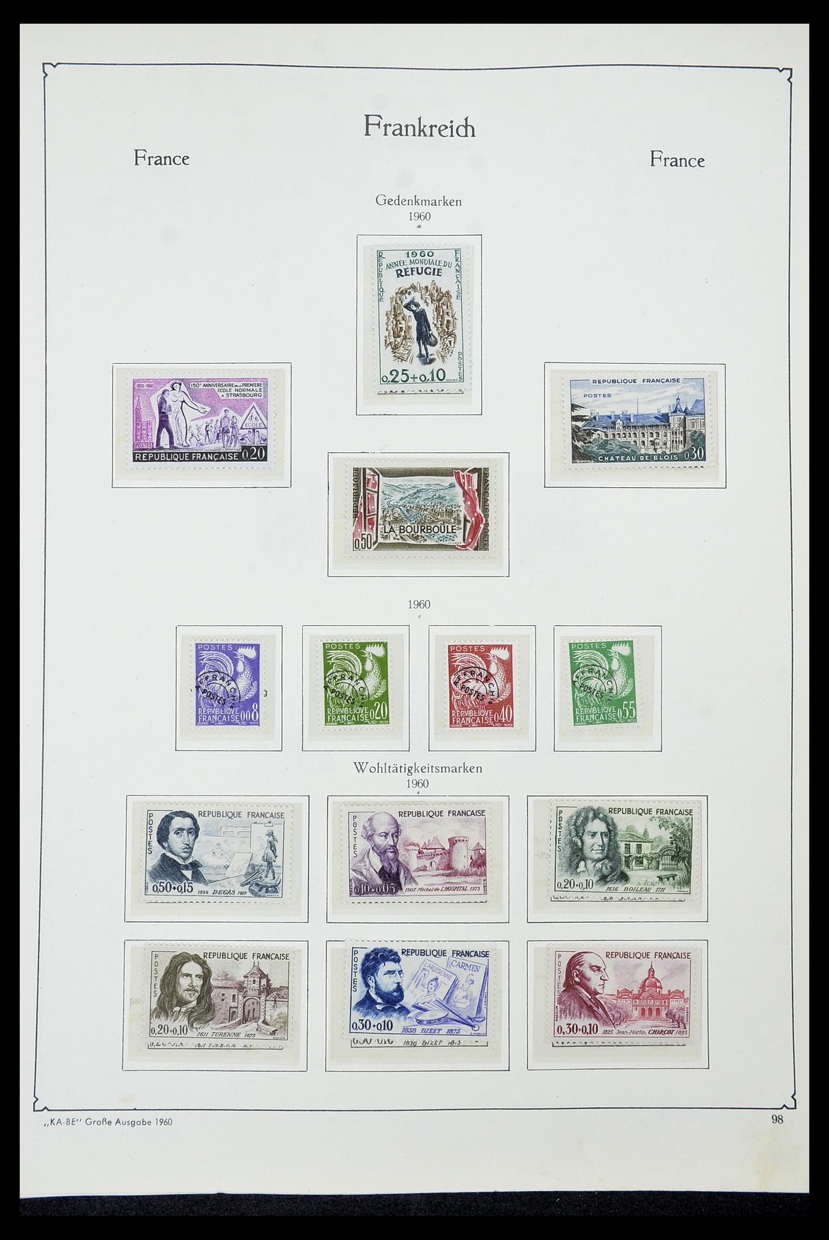 34580 096 - Stamp Collection 34580 France 1900-1971.