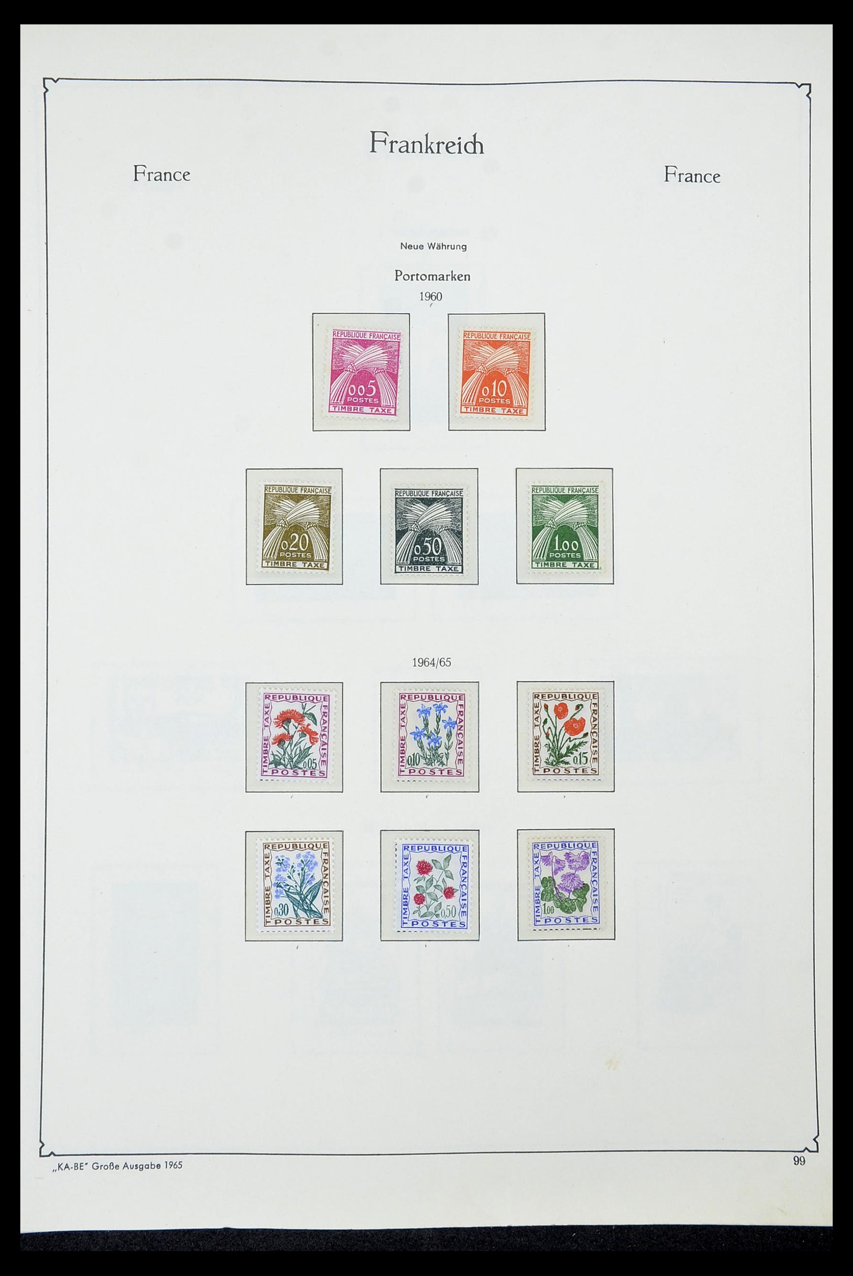34580 097 - Stamp Collection 34580 France 1900-1971.