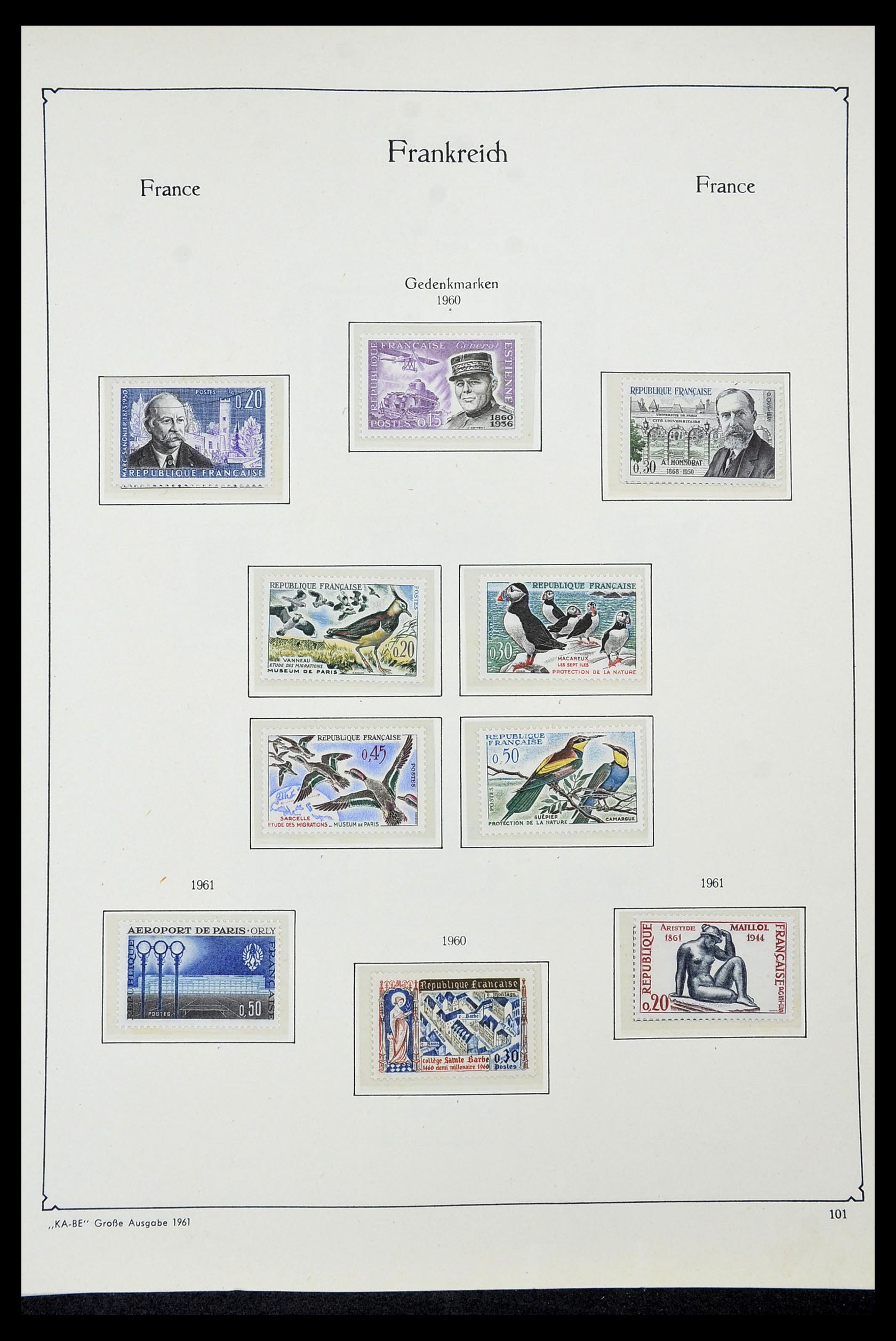 34580 099 - Stamp Collection 34580 France 1900-1971.