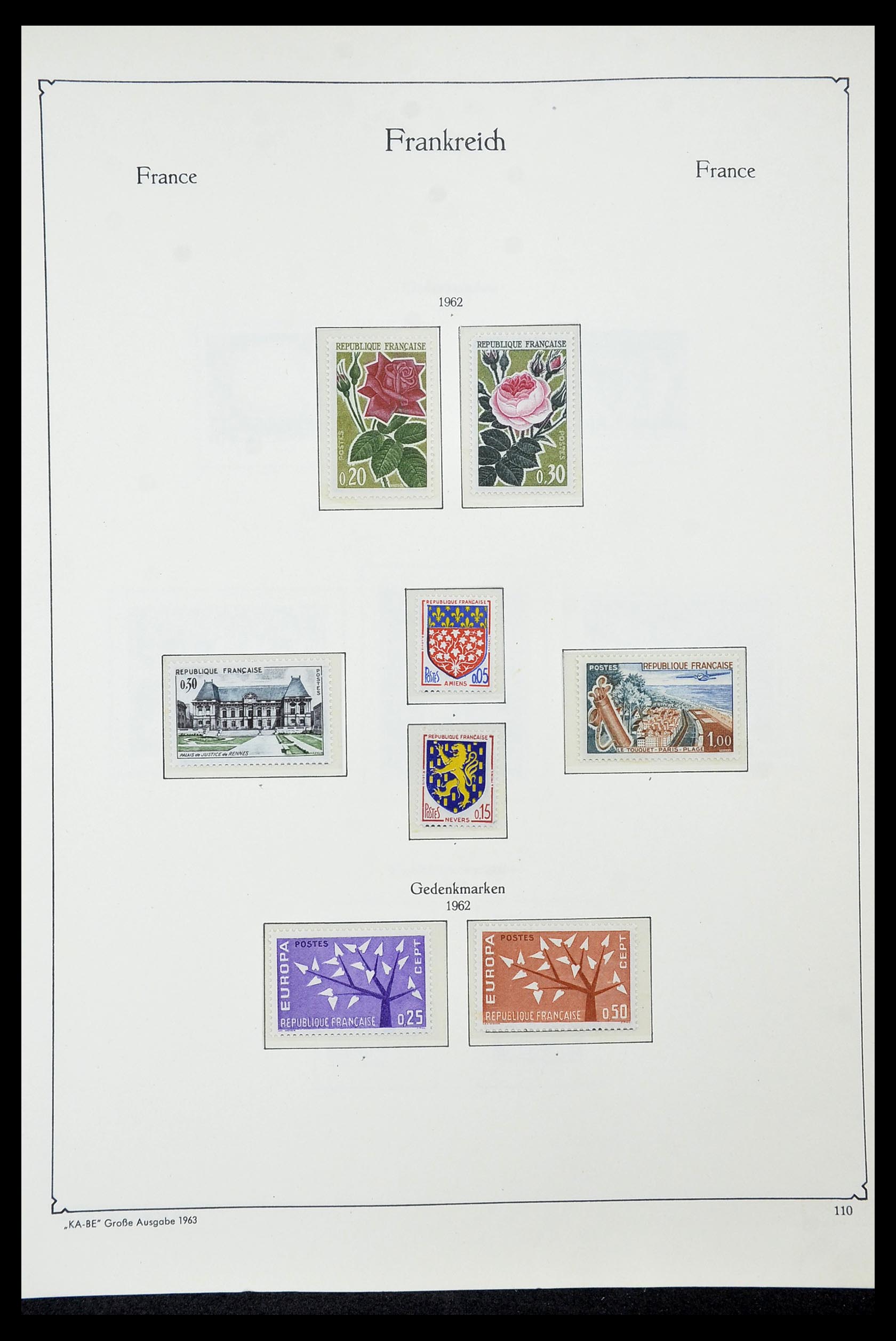 34580 108 - Postzegelverzameling 34580 Frankrijk 1900-1971.