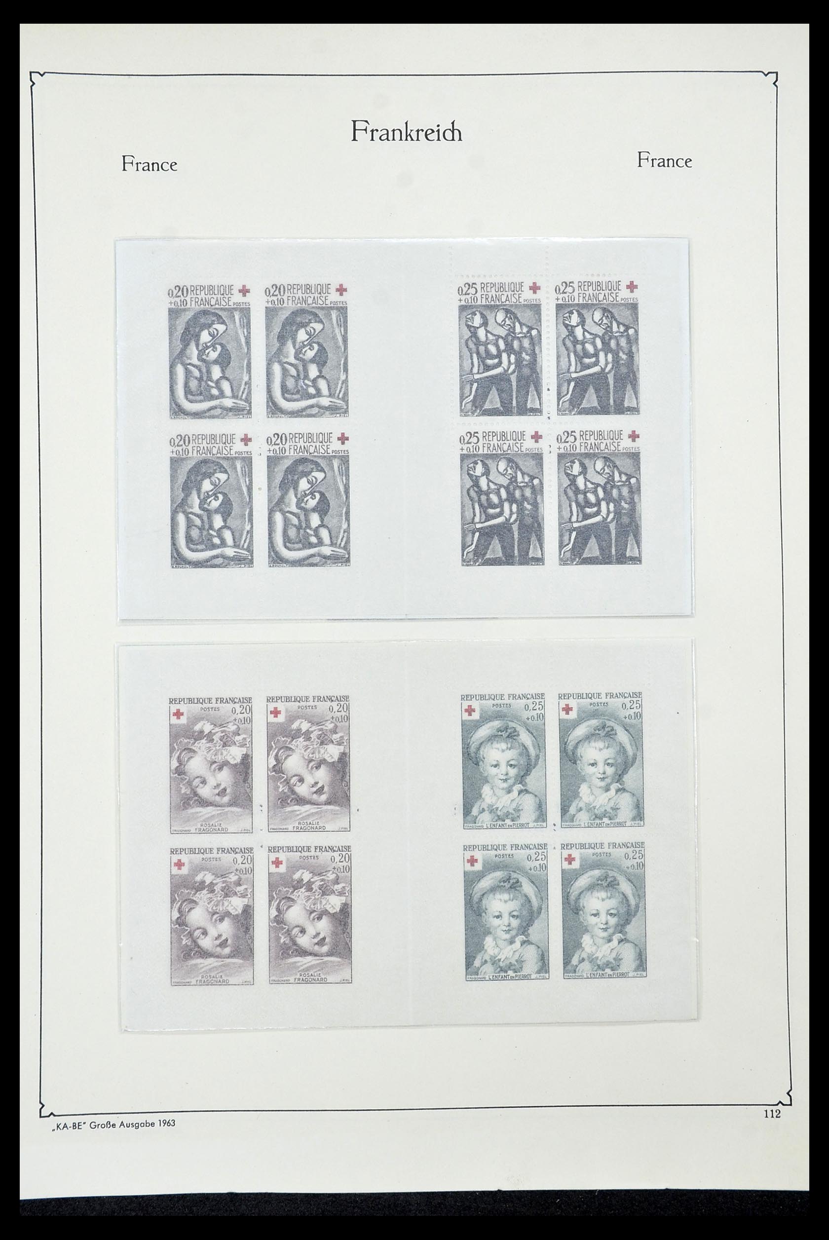 34580 110 - Postzegelverzameling 34580 Frankrijk 1900-1971.
