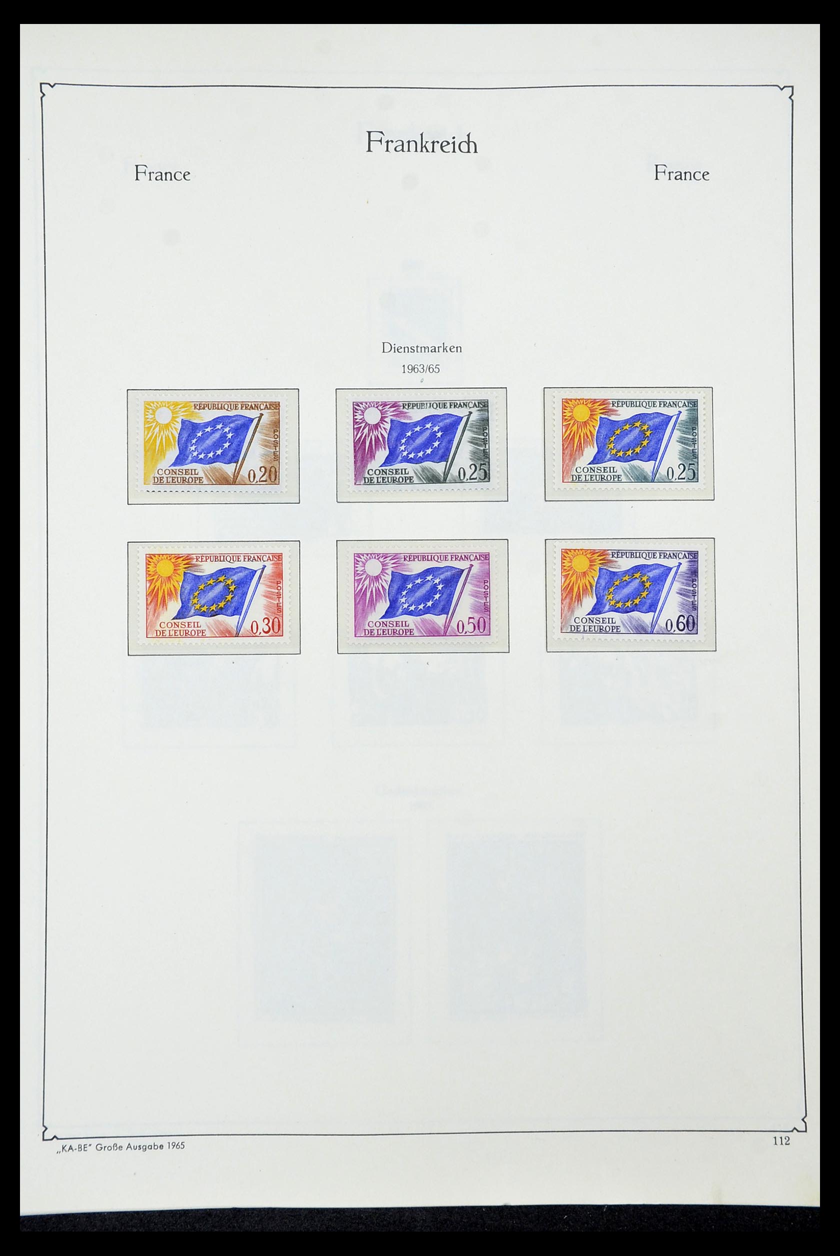 34580 111 - Postzegelverzameling 34580 Frankrijk 1900-1971.