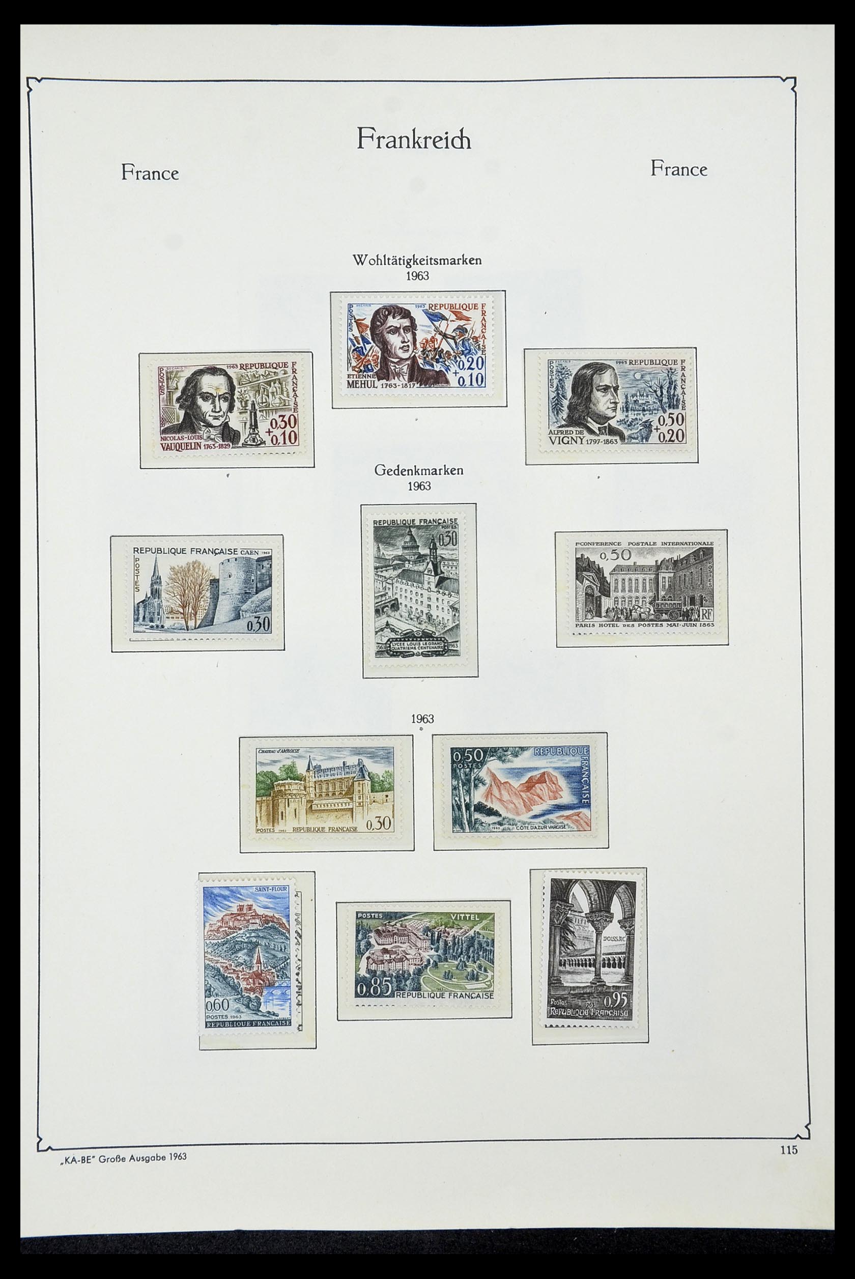 34580 114 - Stamp Collection 34580 France 1900-1971.