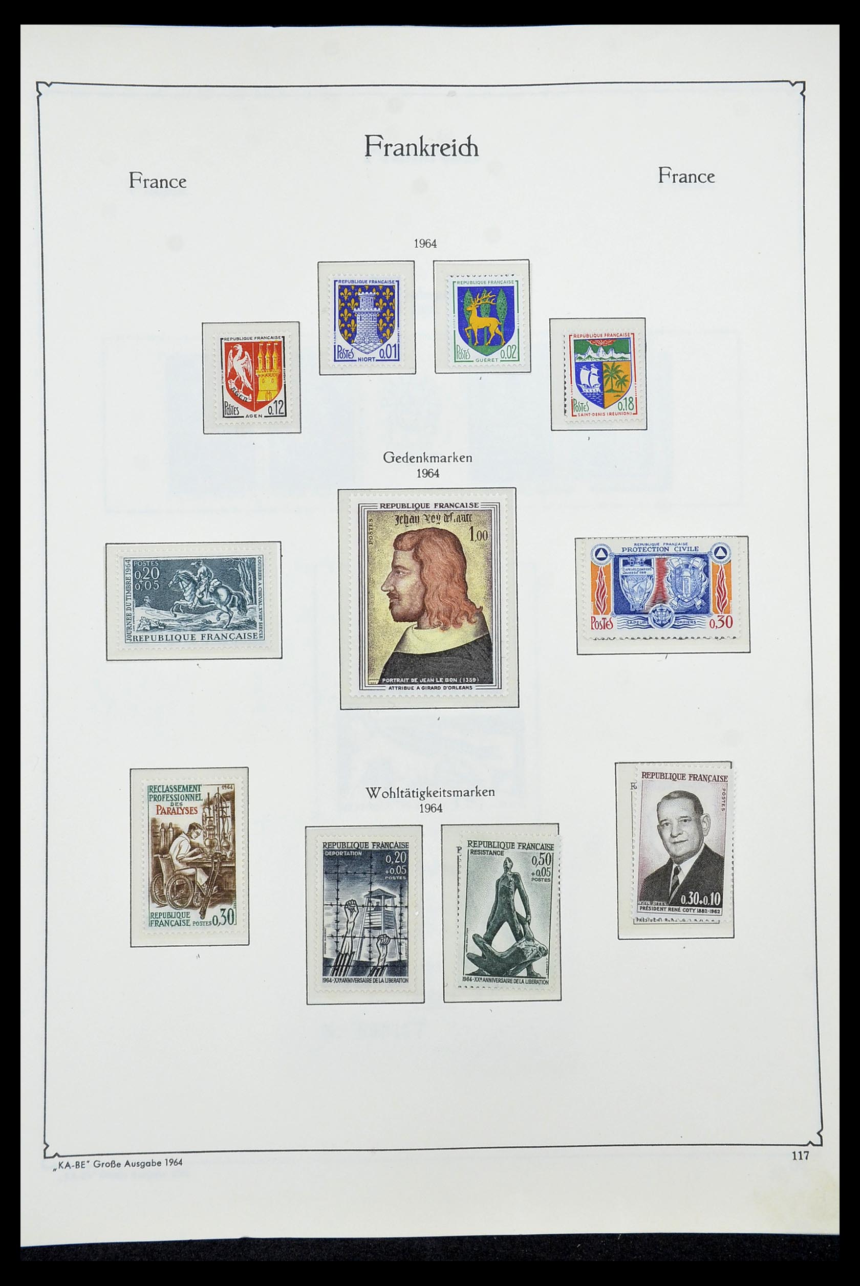 34580 116 - Stamp Collection 34580 France 1900-1971.